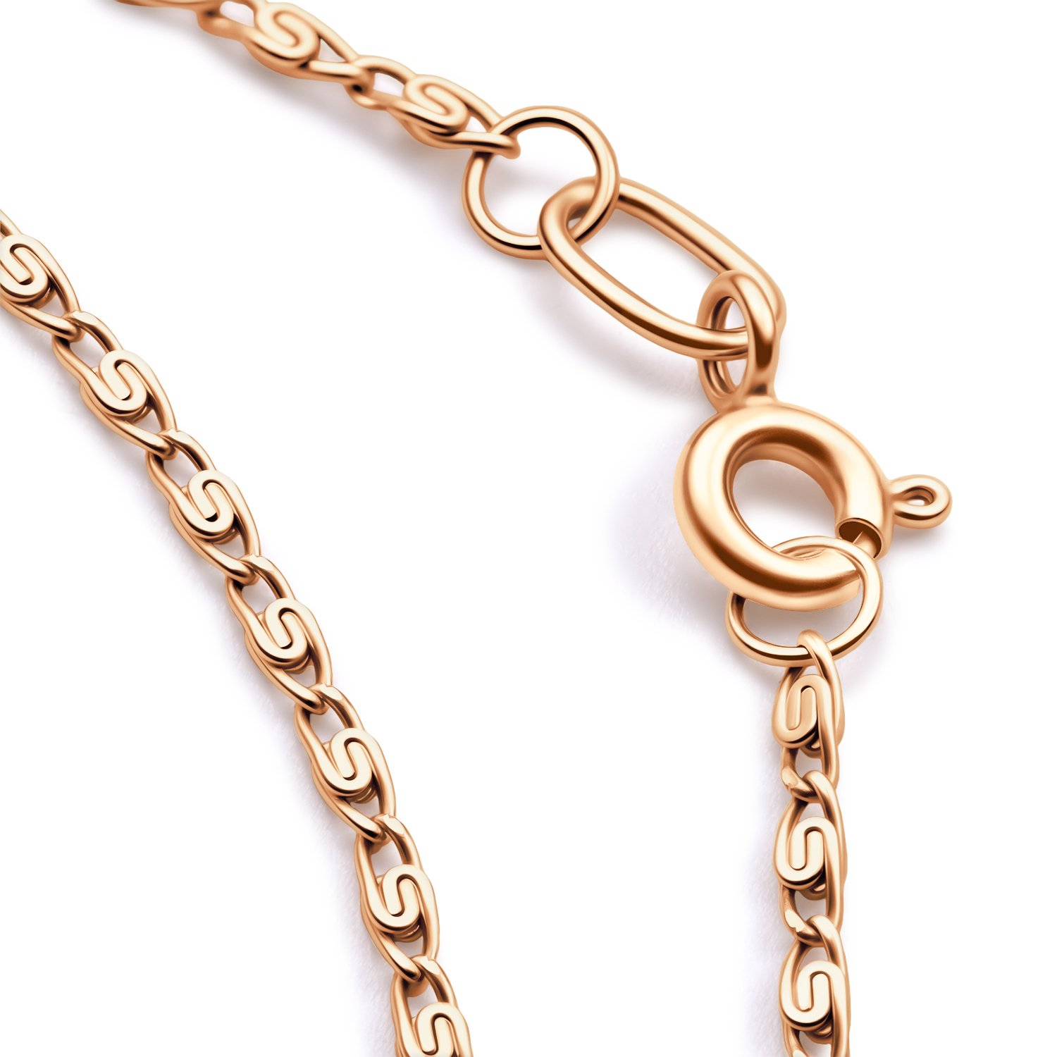 Золотой браслет облегченный