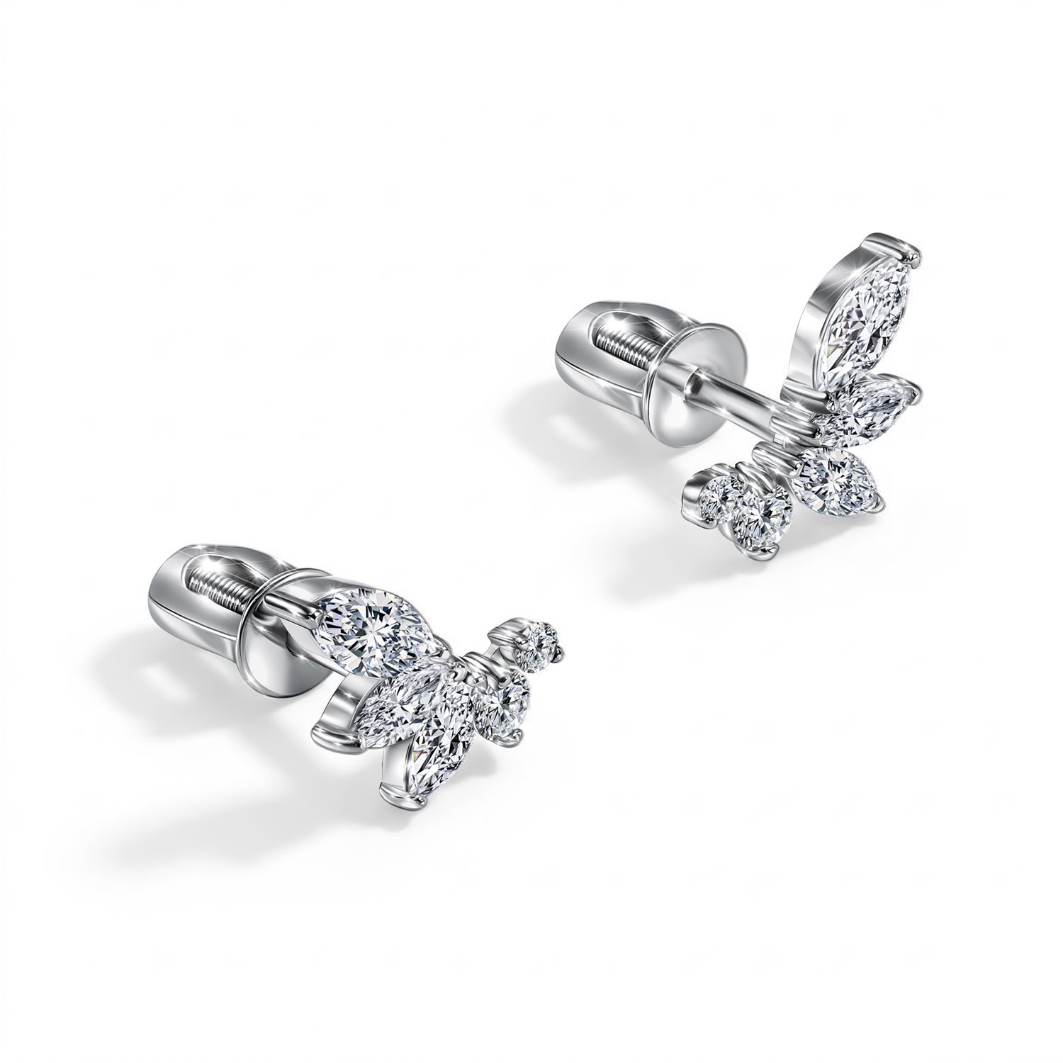 Золотые серьги SMART DIAMONDS