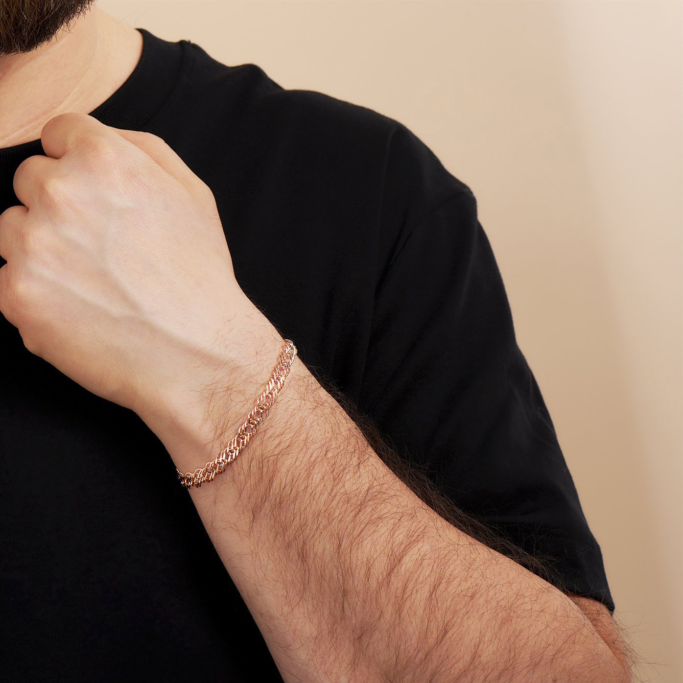 Золотой браслет полновесный