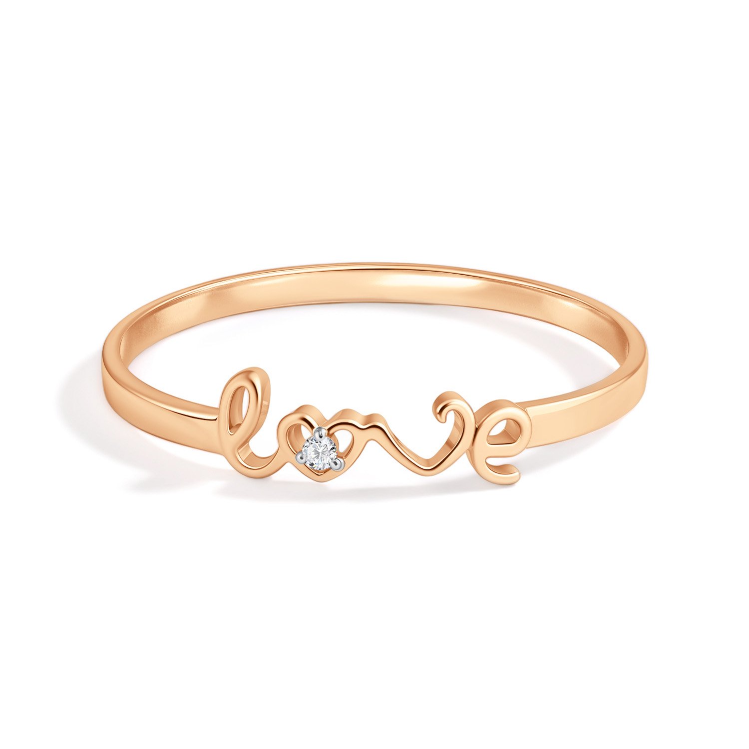 Золотое кольцо с бриллиантом