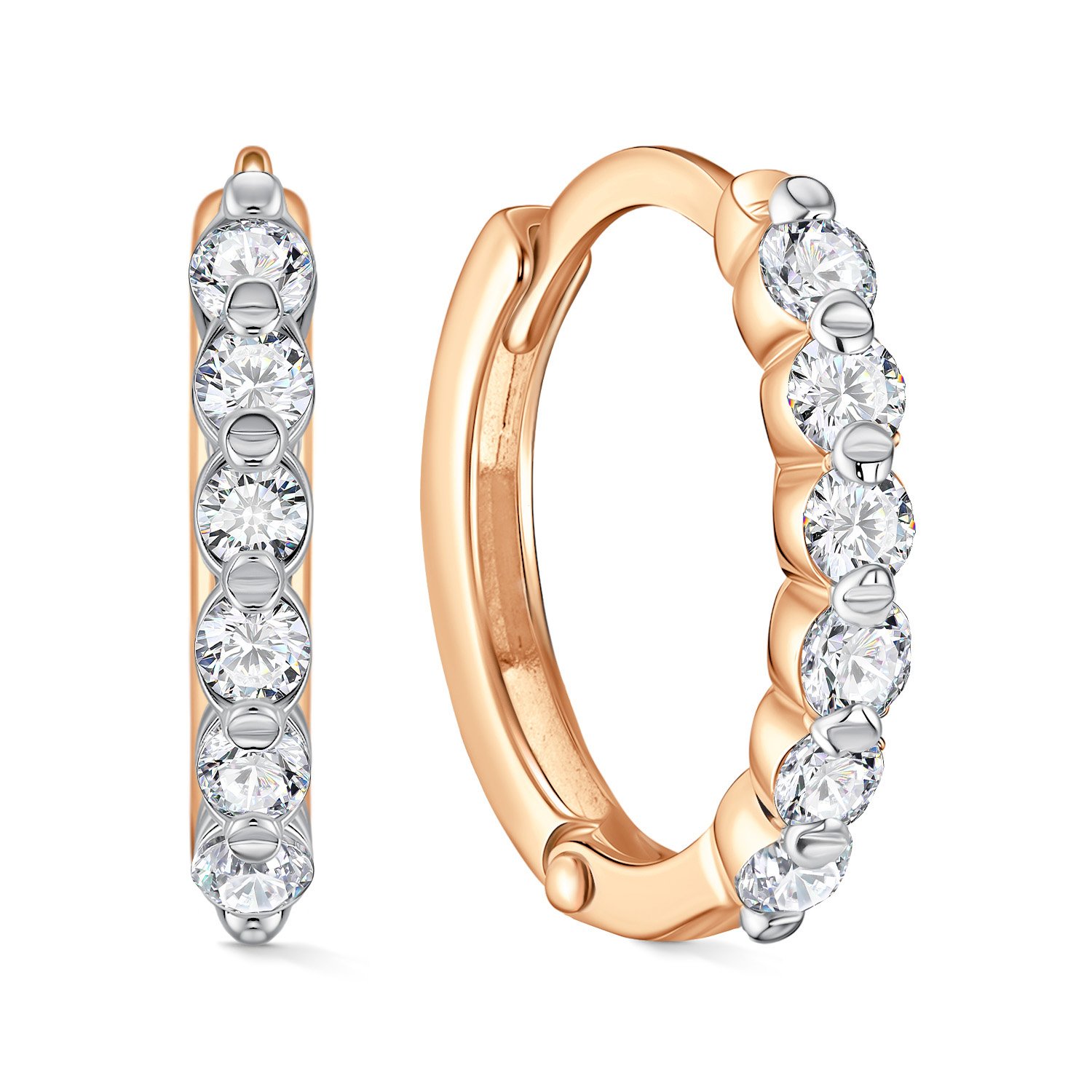 Фото «Золотые серьги с бриллиантами»