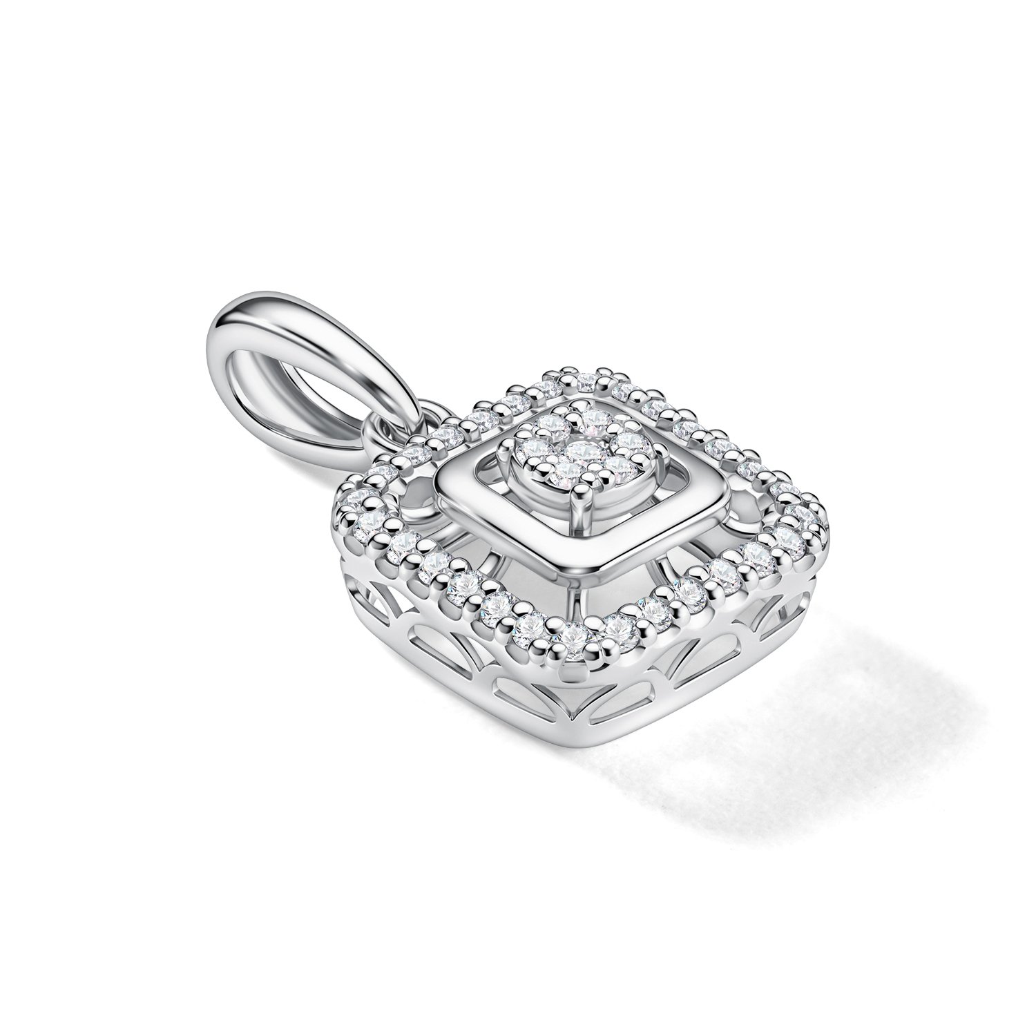 Золотая подвеска с бриллиантами