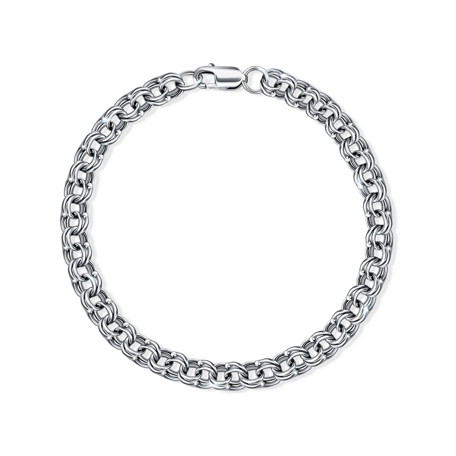 Фото «Серебряный браслет ручной работы полновесный»