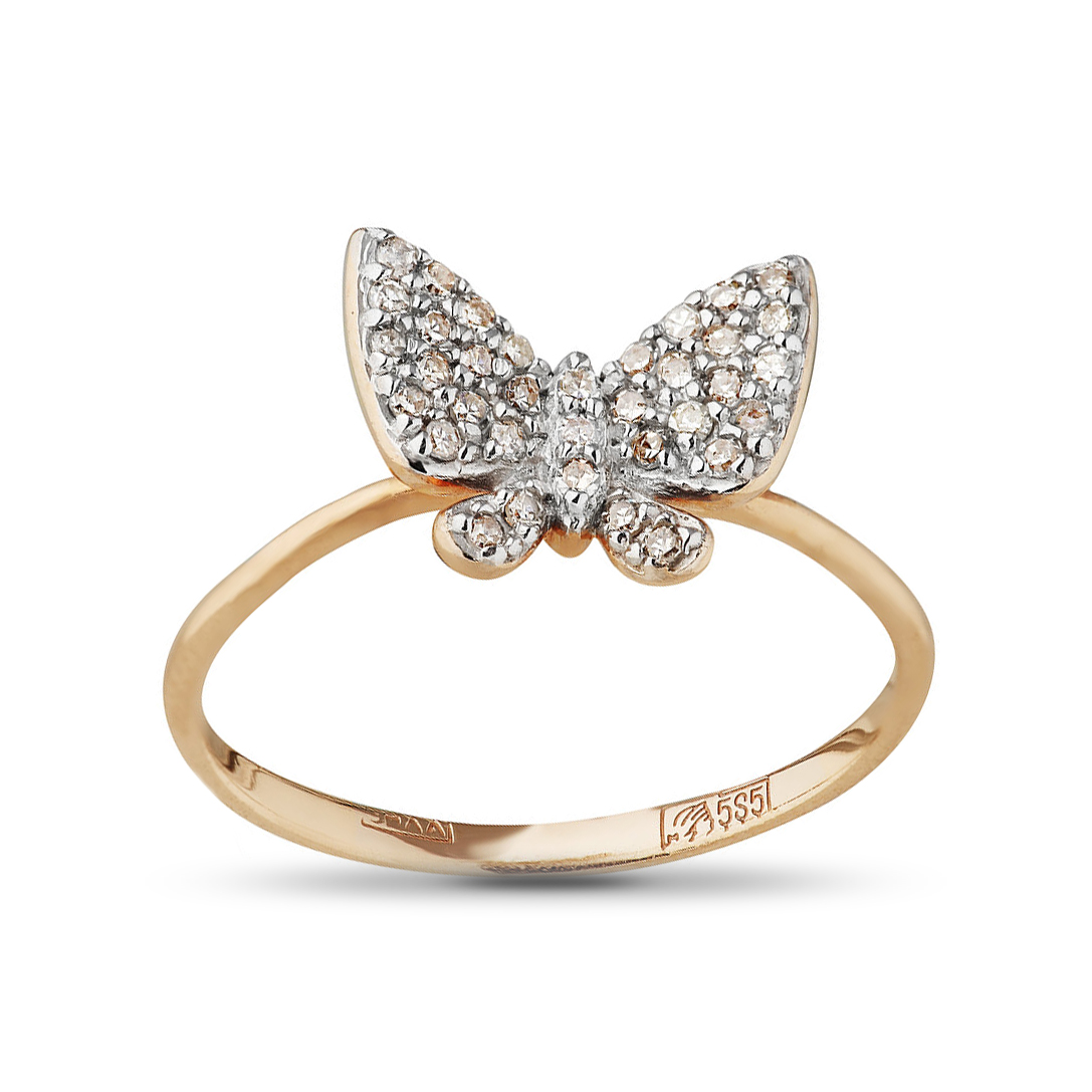 Золотое кольцо бабочка. Кольцо бабочка золото 585. Кольцо бабочка золото с бриллиантами. Кольцо с бабочкой золотое. Золотое кольцо бабочка с бриллиантами.