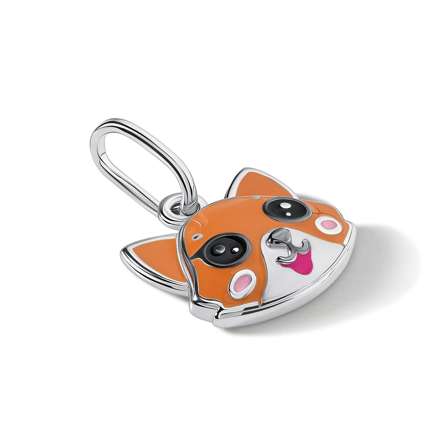 Серебряная подвеска с эмалью