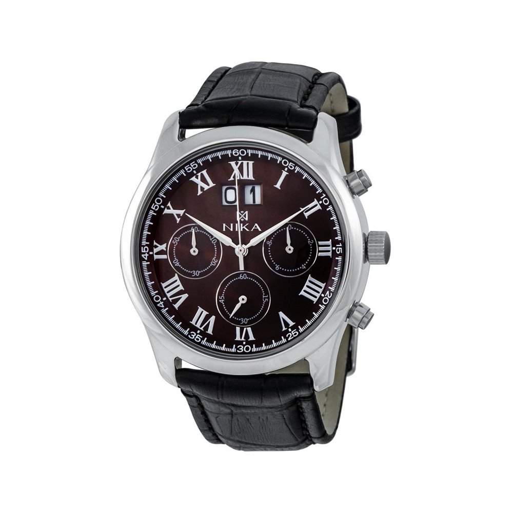 Серебряные мужские часы НИКА Ego 1898.0.9.61