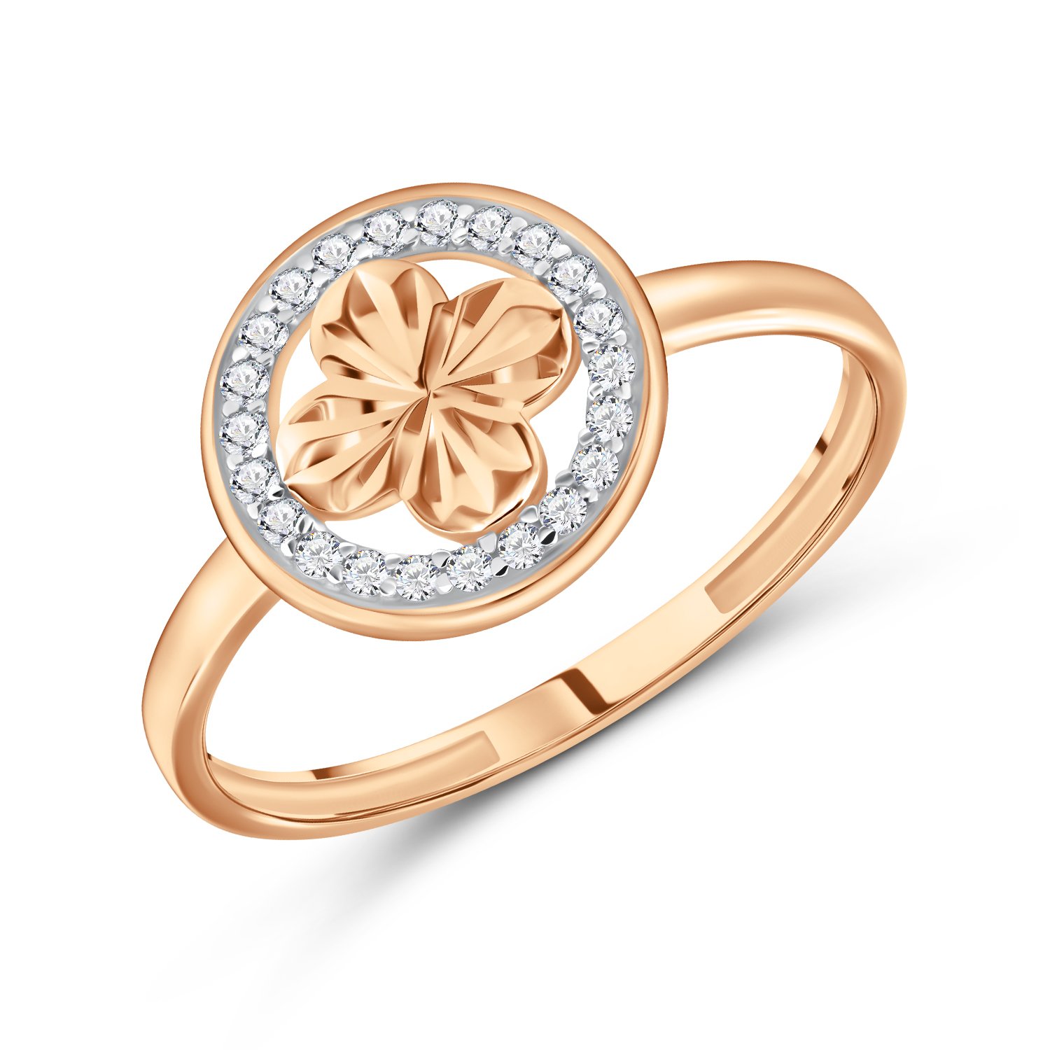 Фото «Золотое кольцо с фианитами»