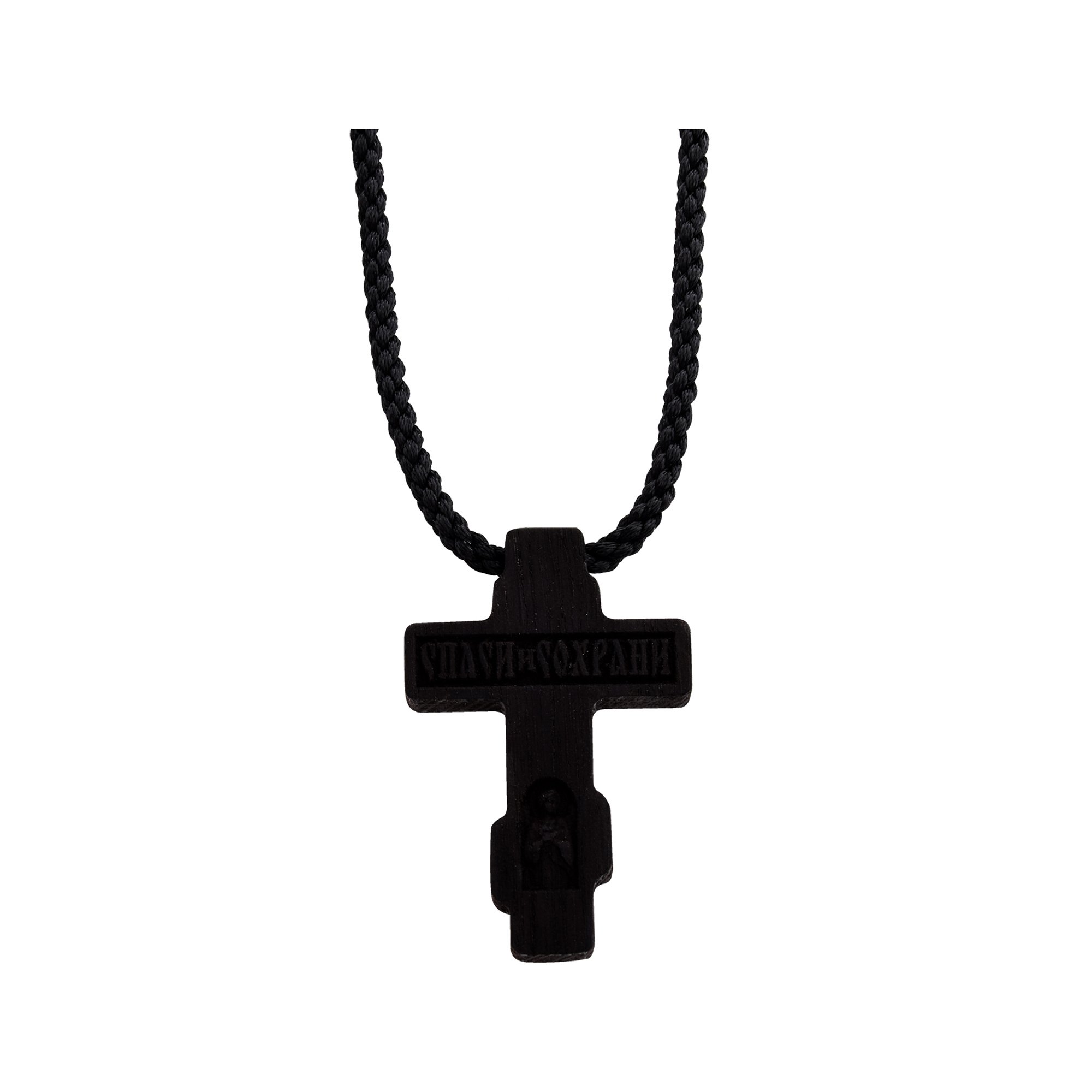 Деревянный крест с серебром и позолотой