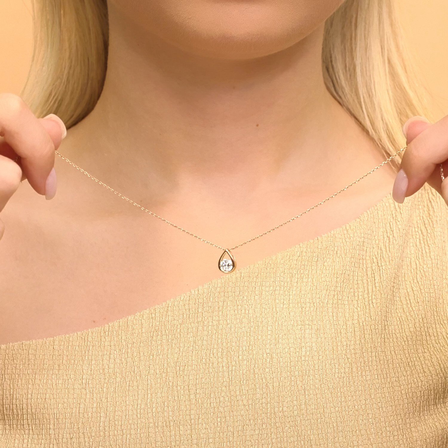 Золотая подвеска SMART DIAMONDS 0,64 карата