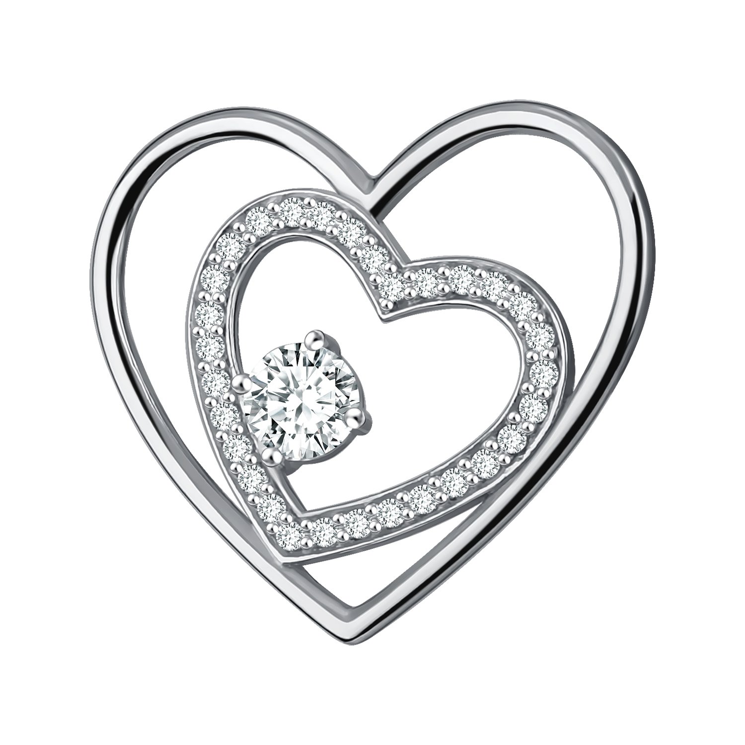 Фото «Серебряная подвеска с фианитами»