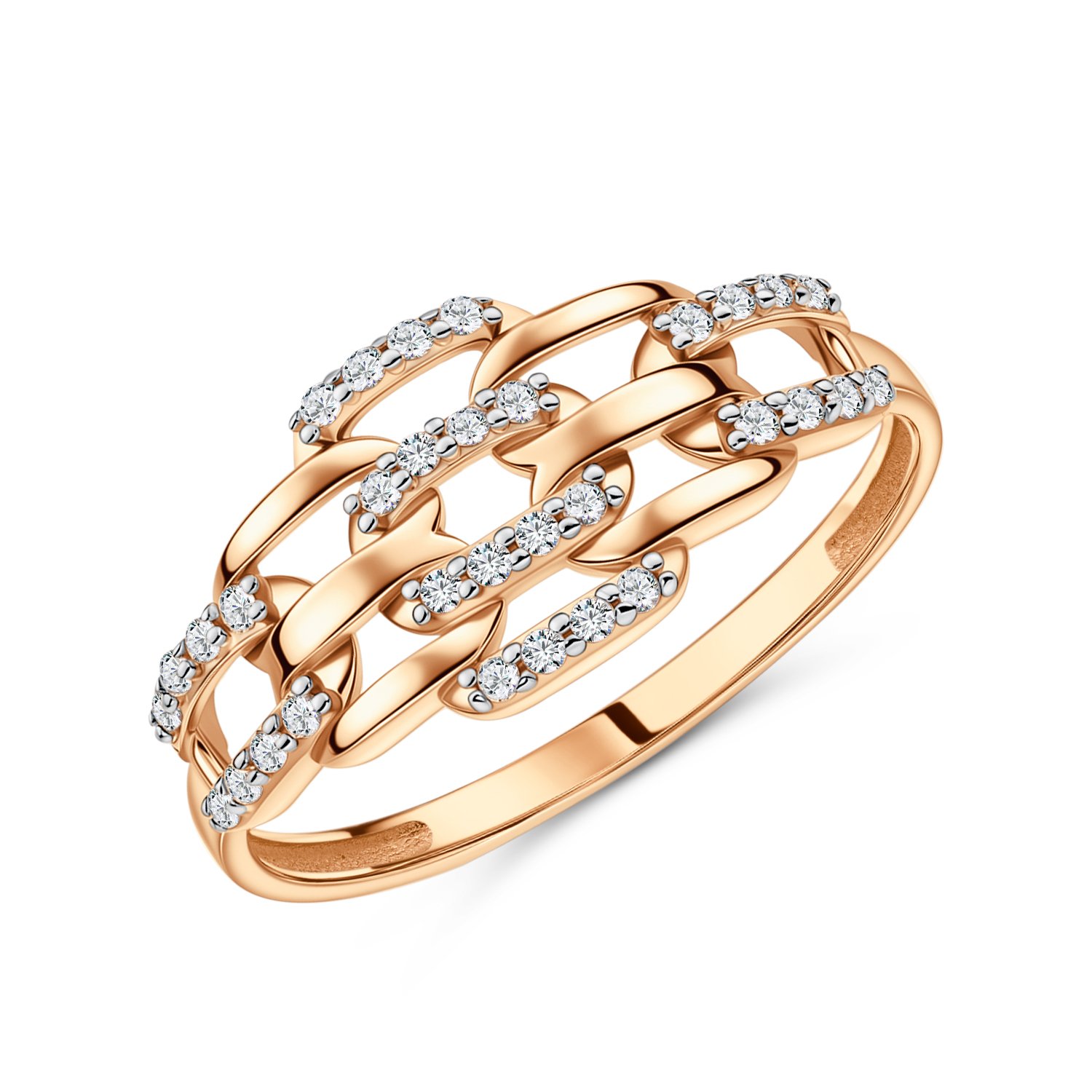 Фото «Золотое кольцо с фианитами»