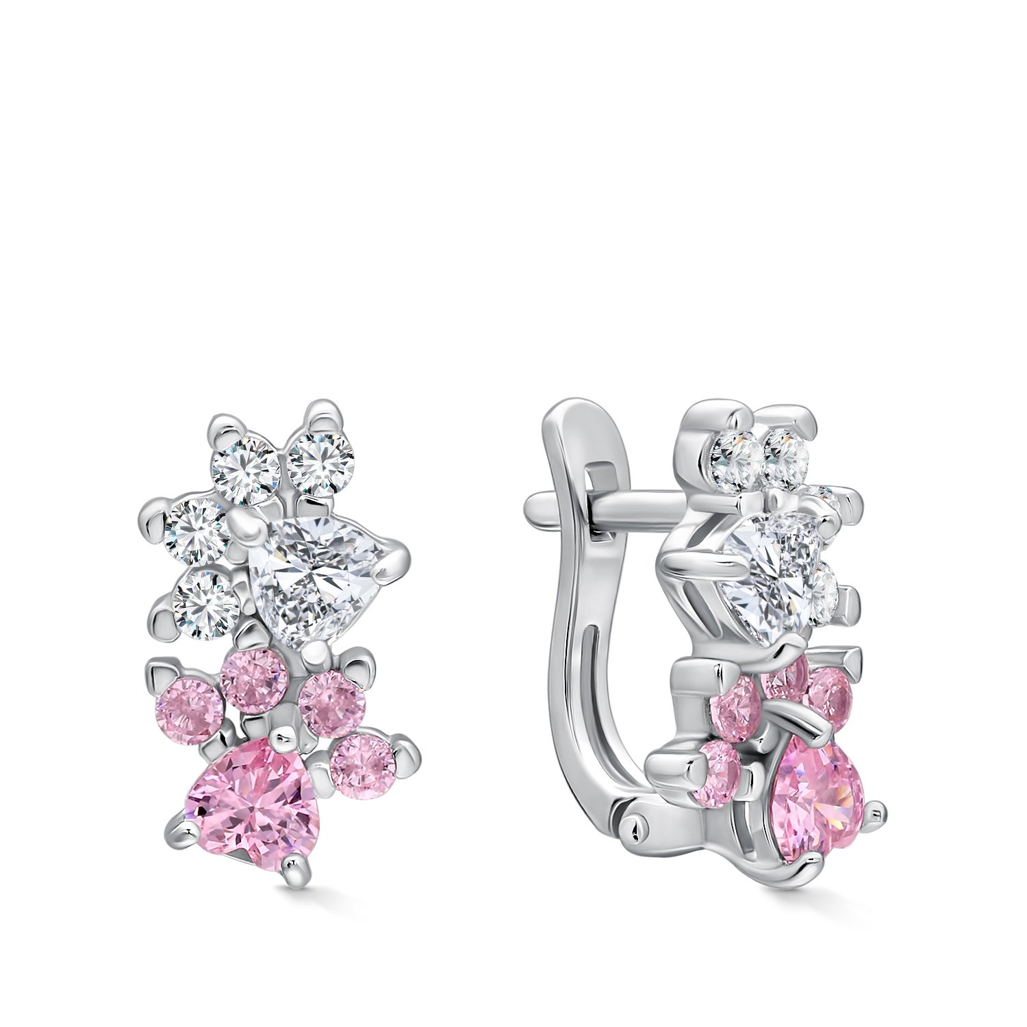 Фото «Серебряные серьги с фианитами»