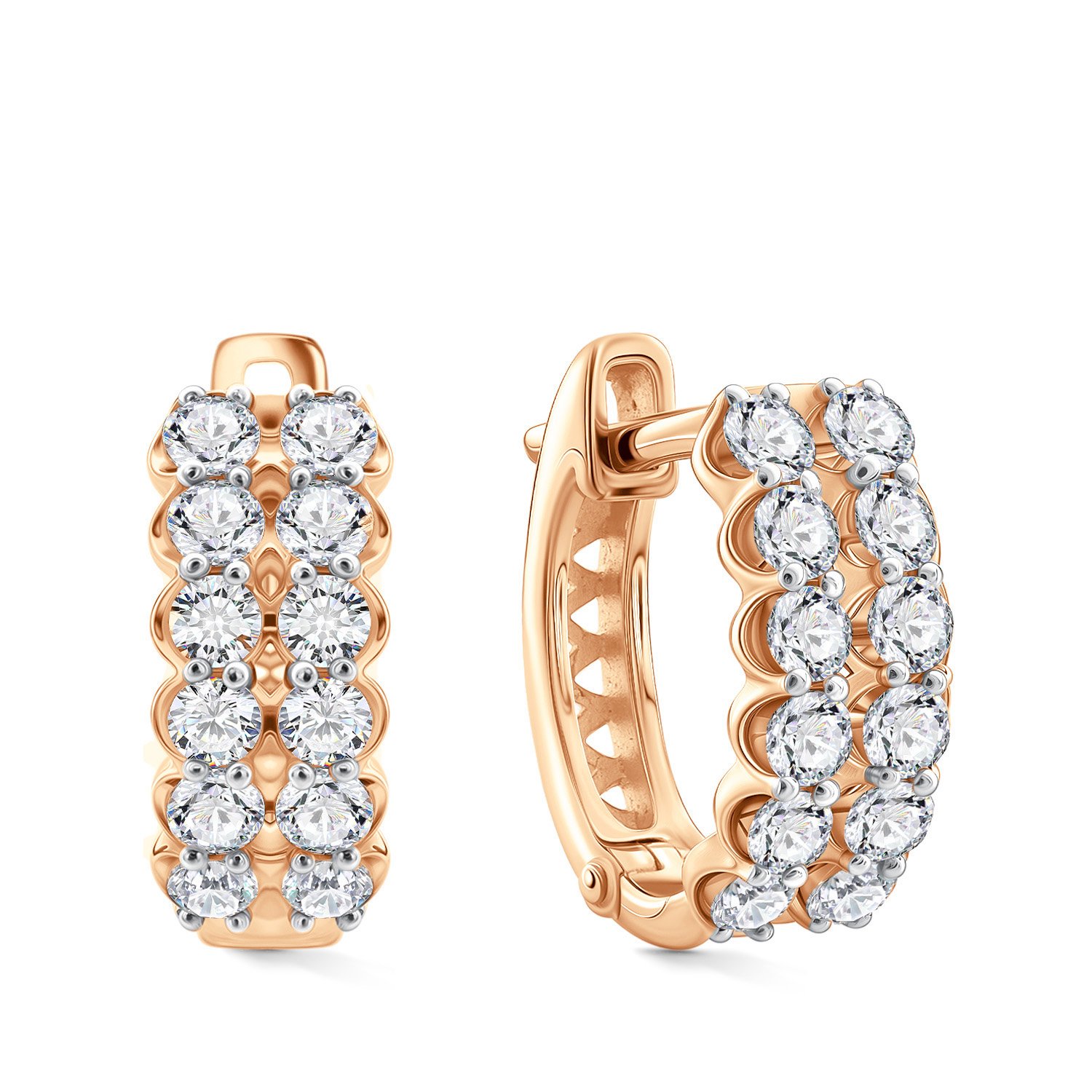 Фото «Золотые серьги с бриллиантами»