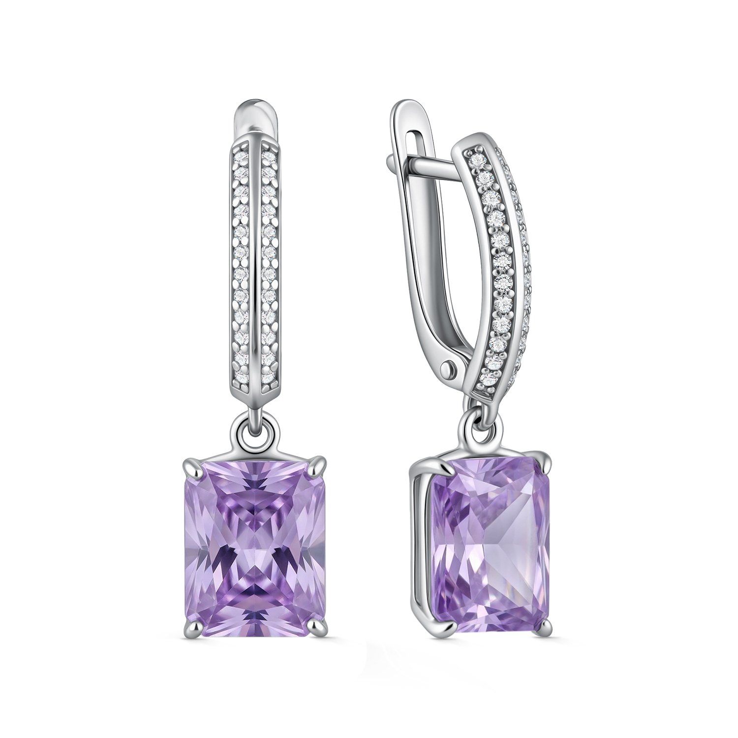 Фото «Серебряные серьги с фианитами»