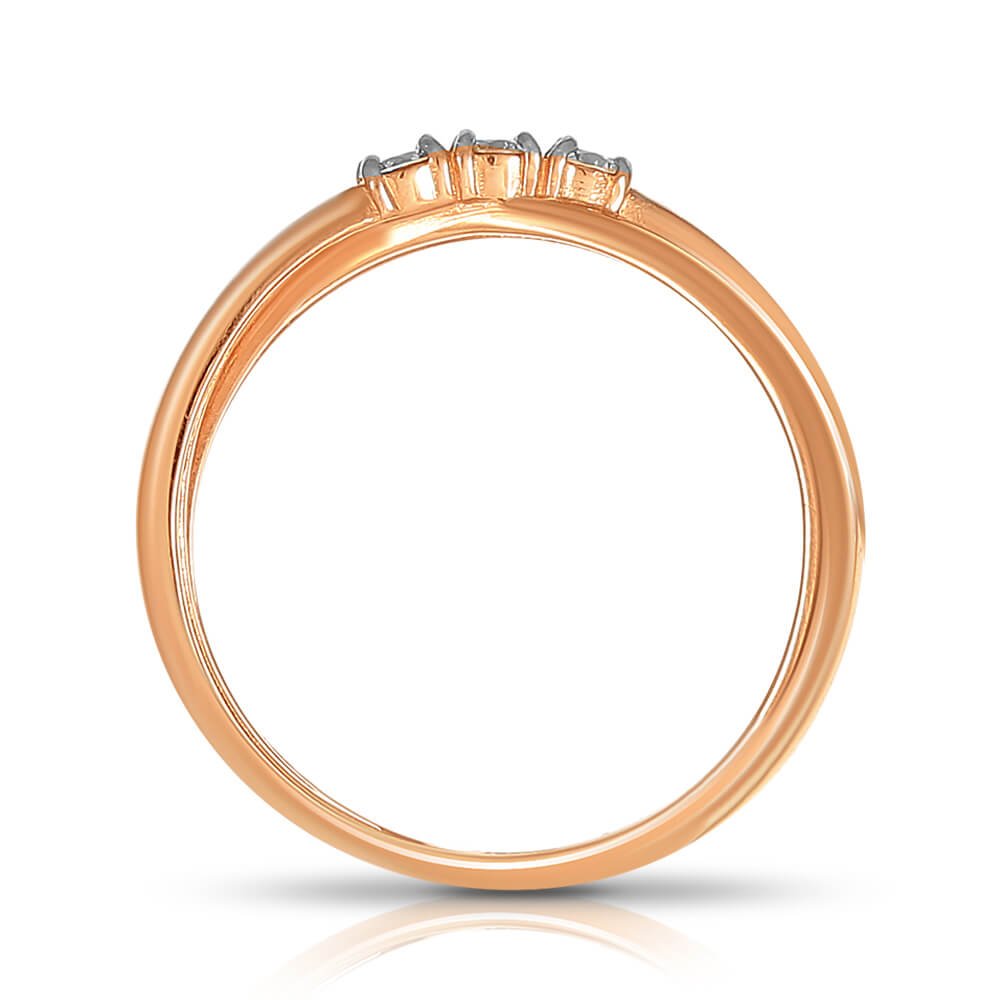 Золотое кольцо с бриллиантами