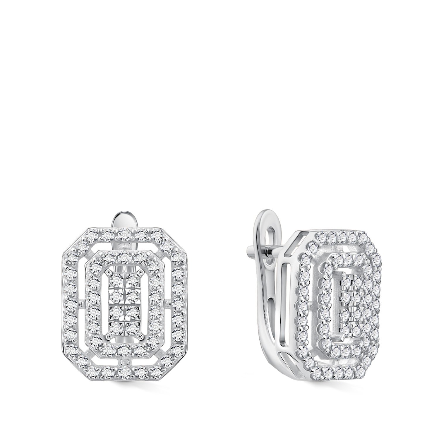 Фото «Золотые серьги с бриллиантами»