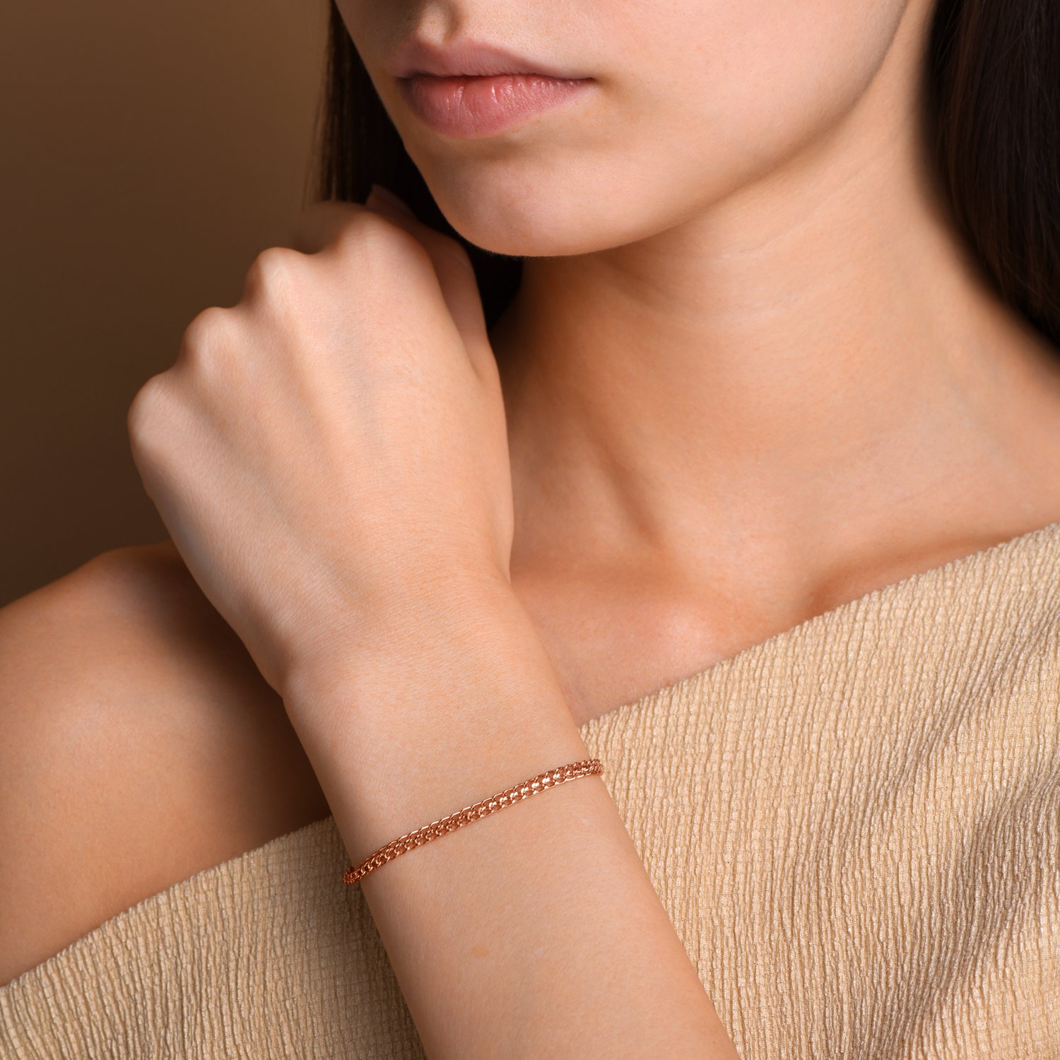 Золотой браслет полновесный