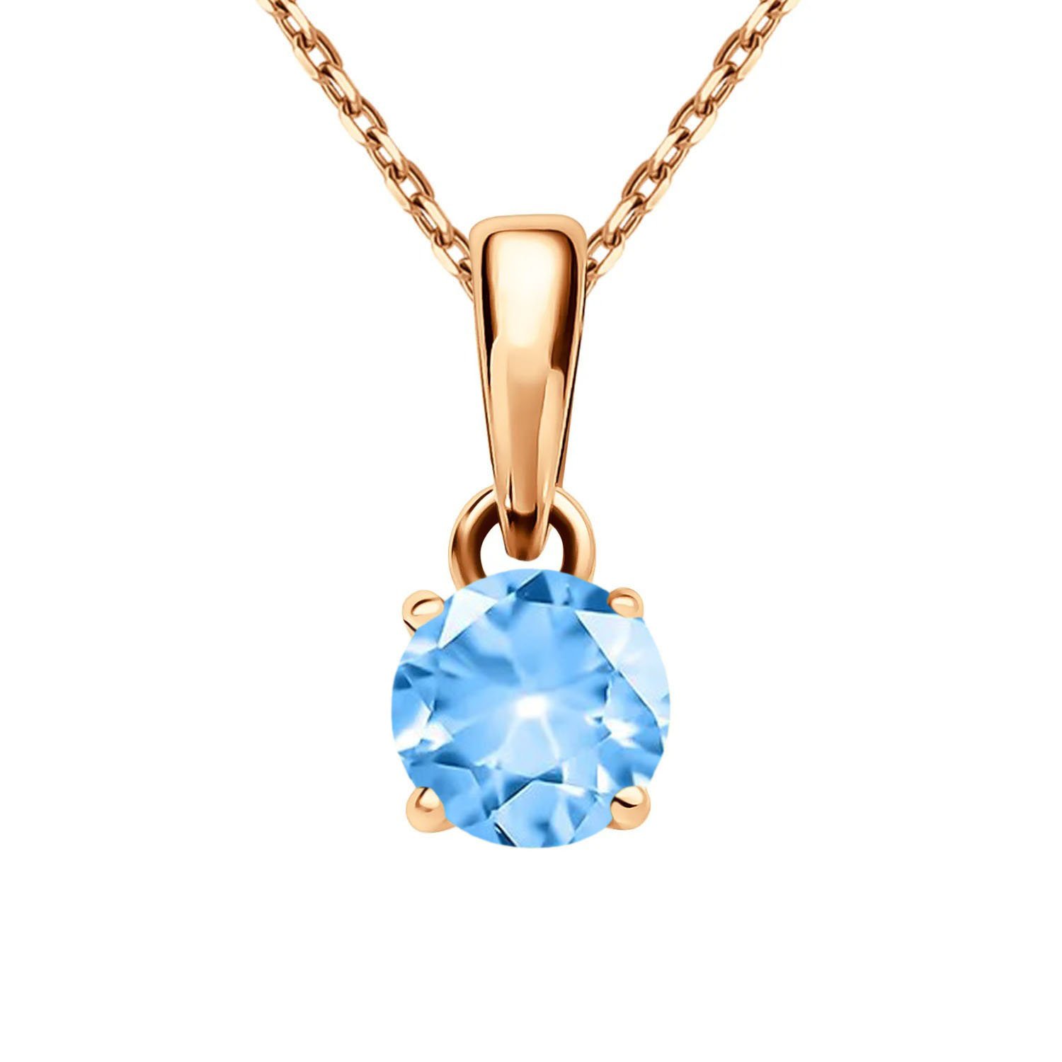 Золотая подвеска с бриллиантом