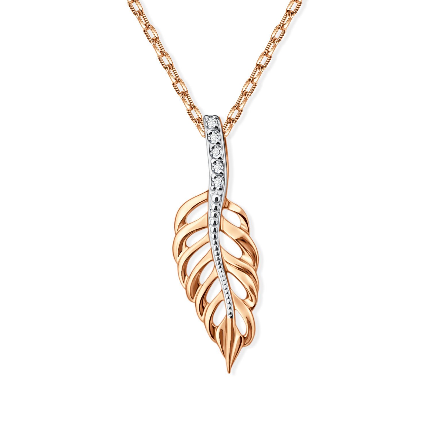 Фото «Золотая подвеска с бриллиантами»