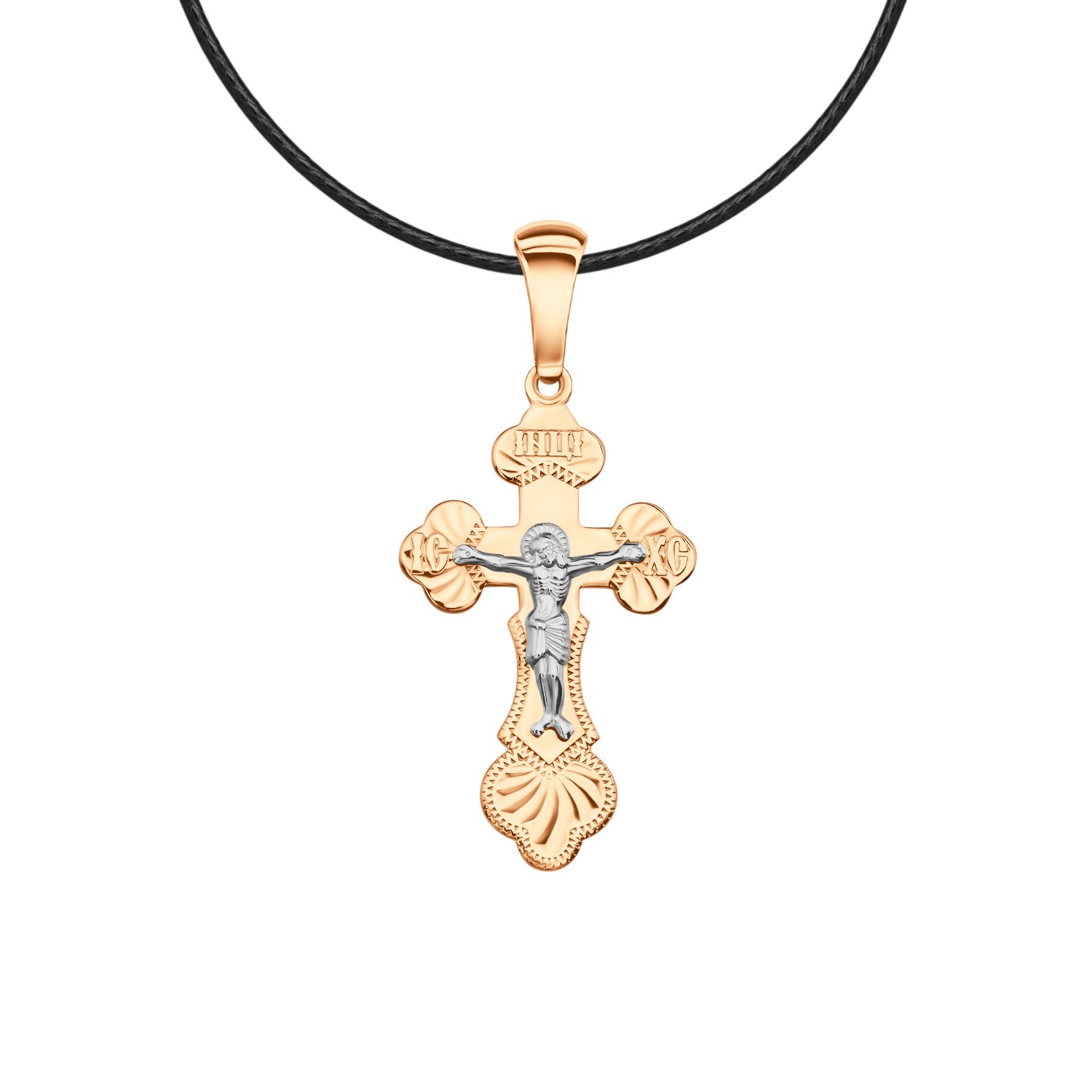 Золотой православный крест