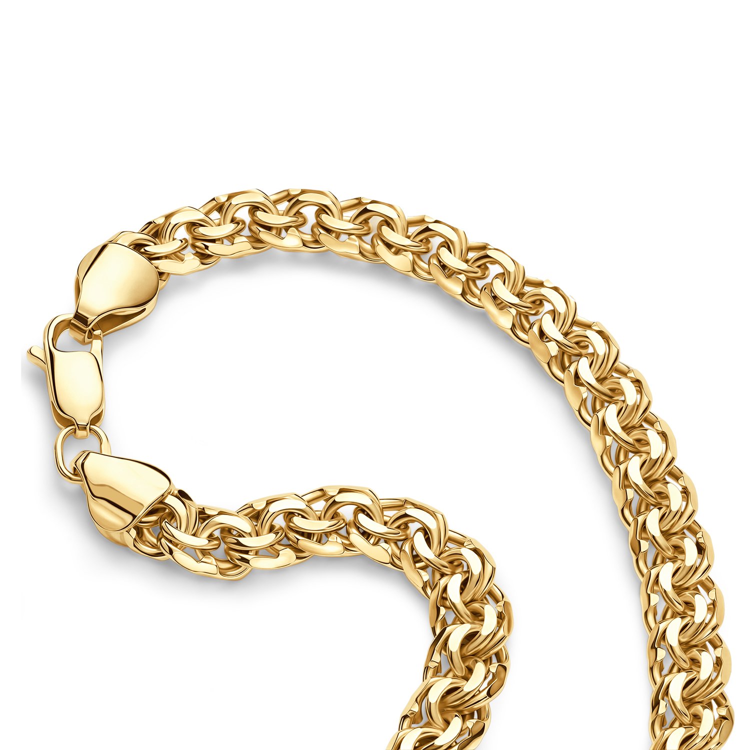 Золотой браслет ручной работы полновесный