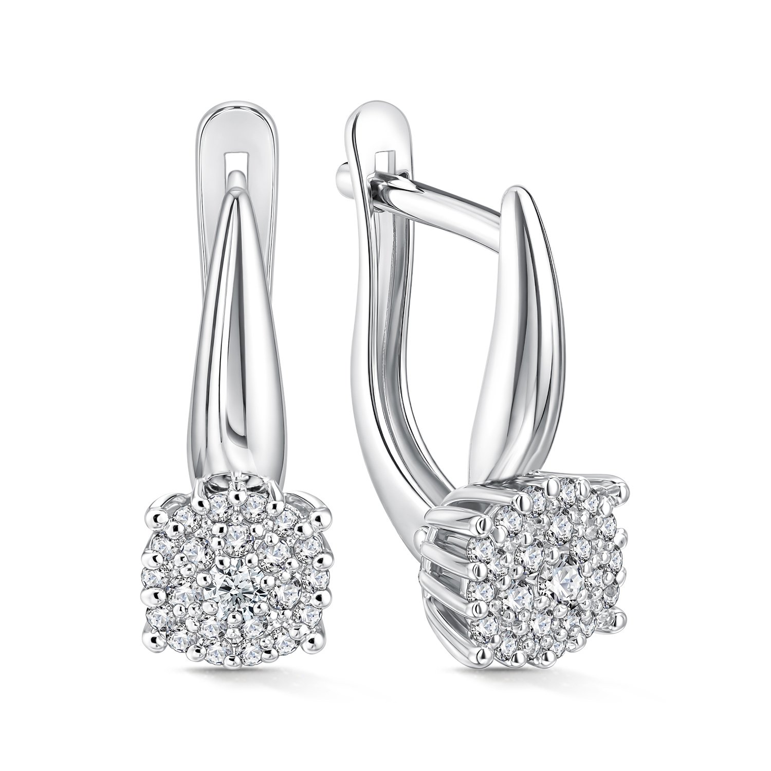 Фото «Золотые серьги с бриллиантами»