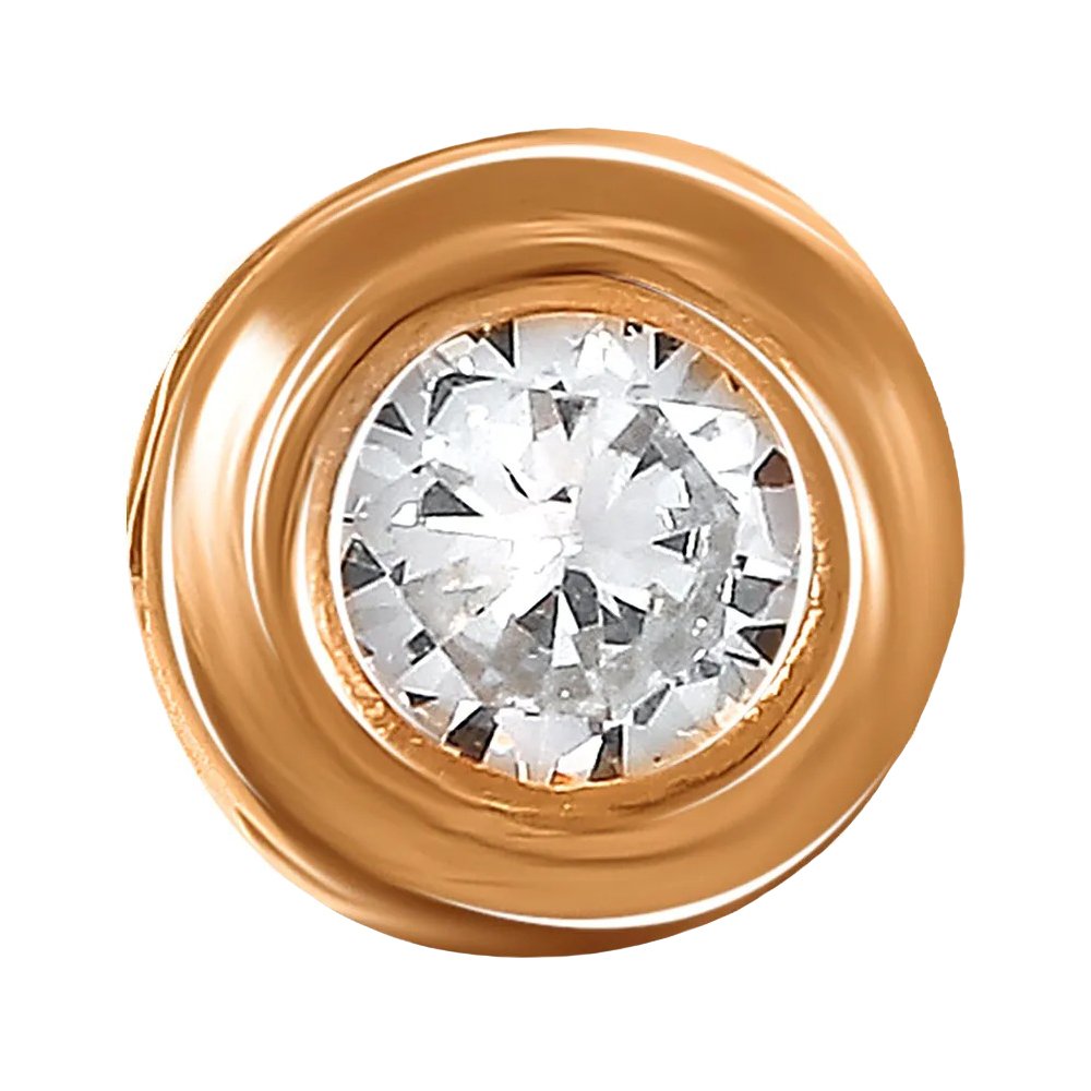 Подвеска из серебра с фианитом