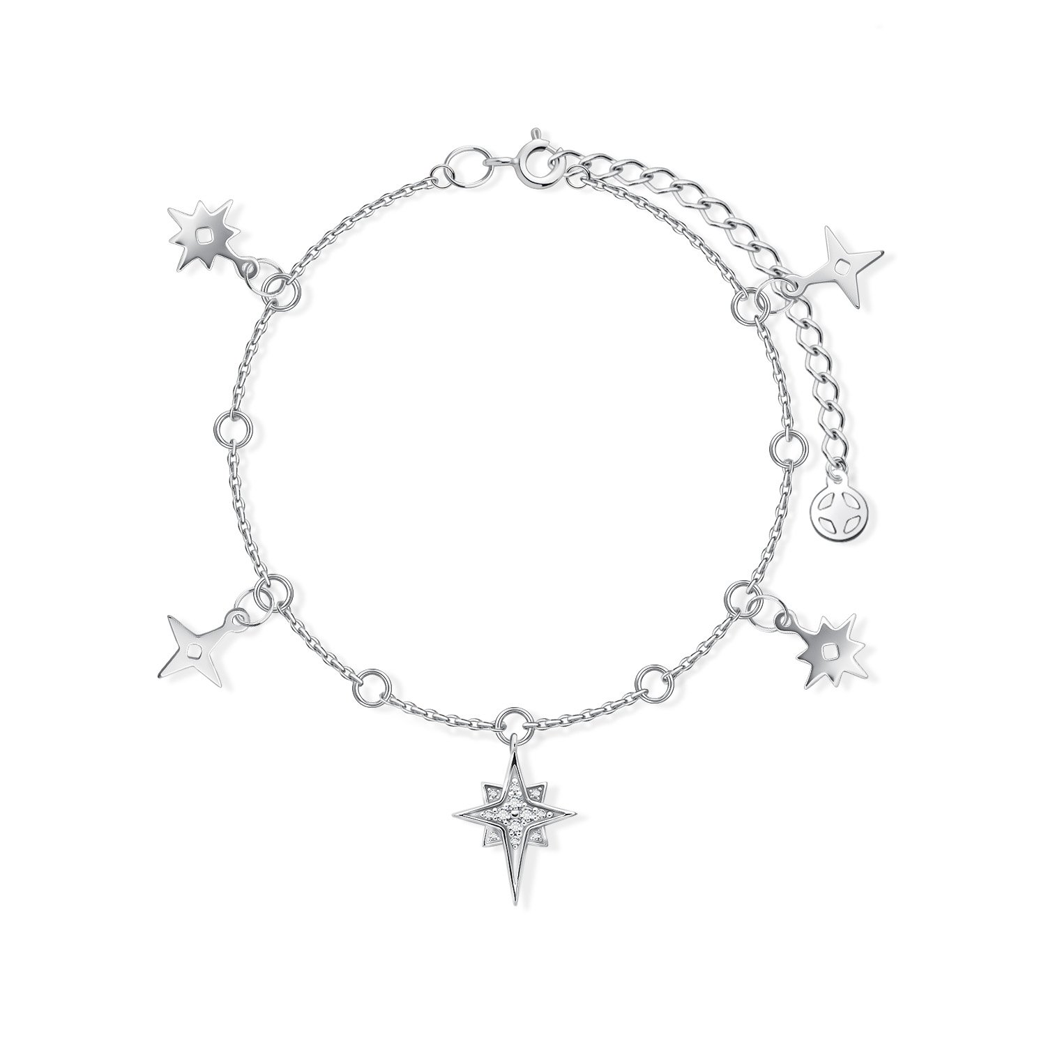 Фото «Серебряный браслет с фианитами»