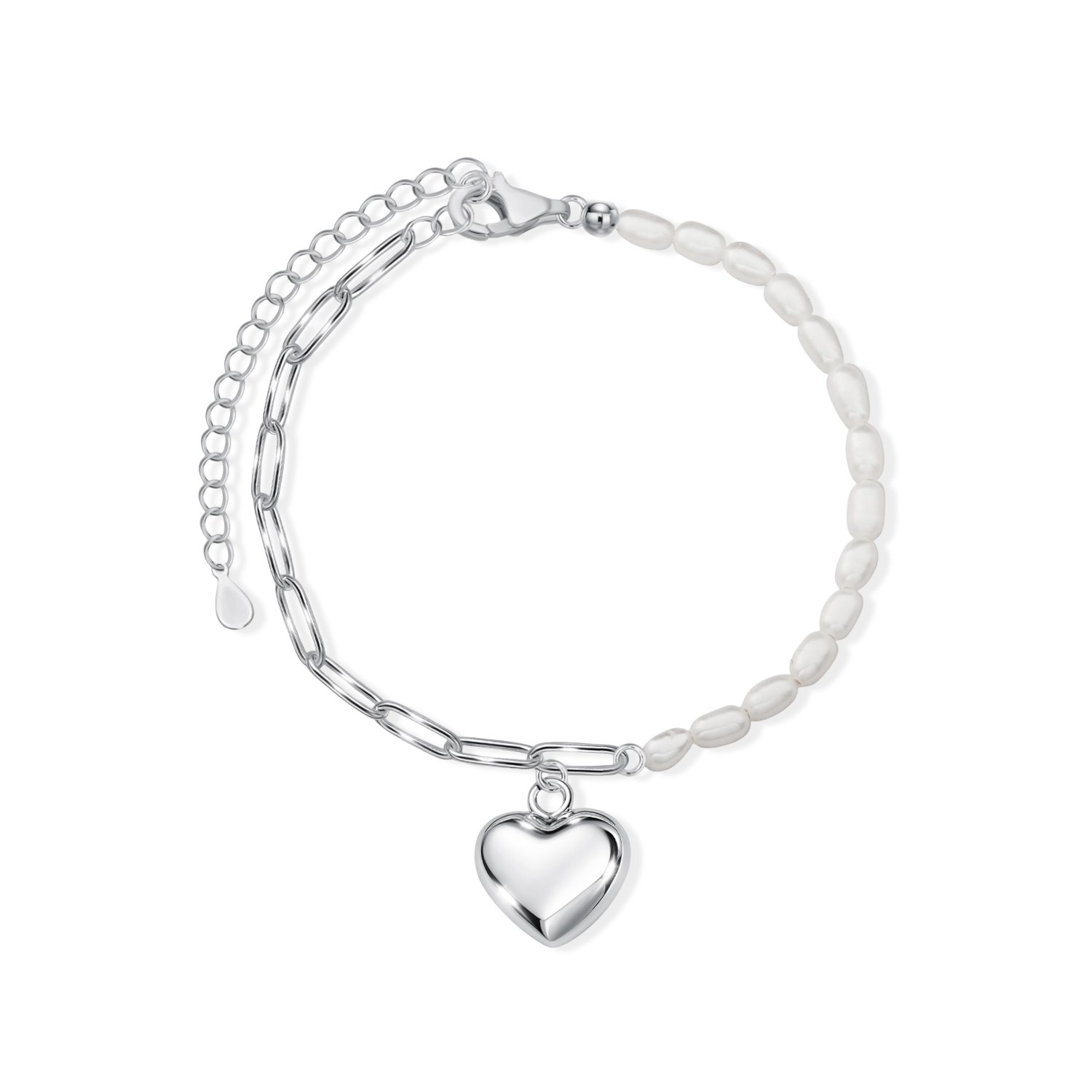 Фото «Серебряный браслет с жемчугом»