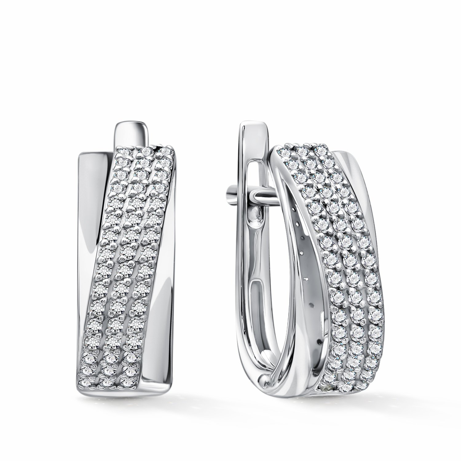 Фото «Золотые серьги с бриллиантами»