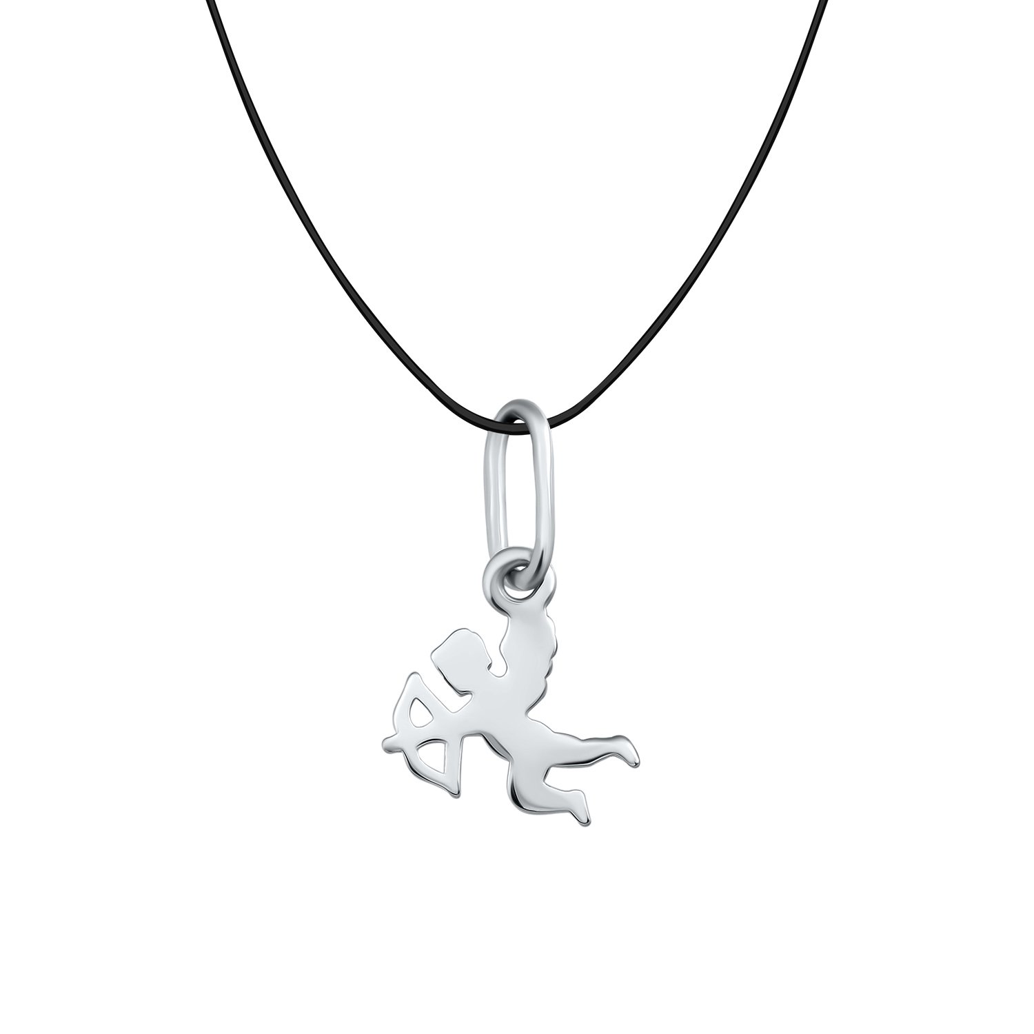 Серебряная подвеска с родированием