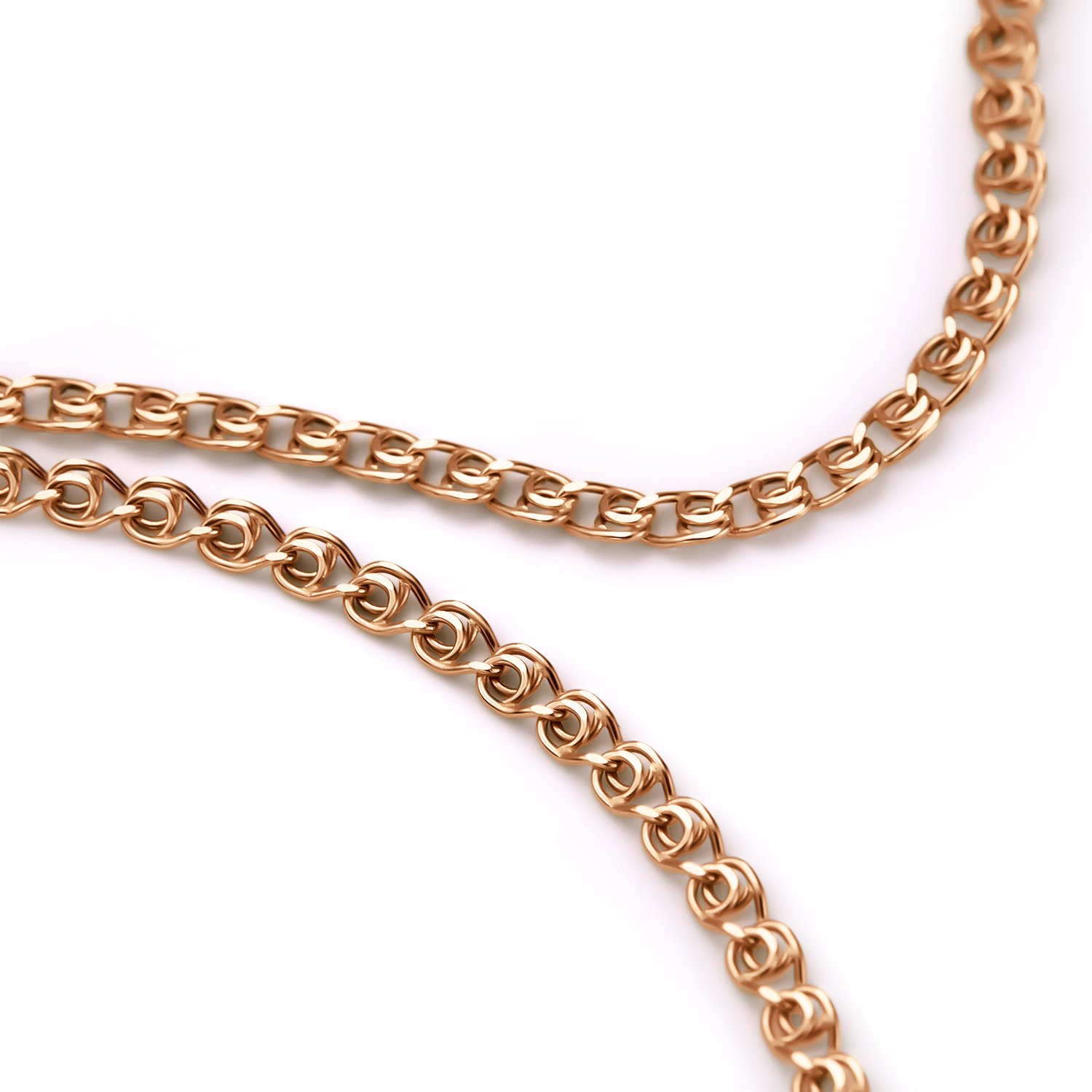 Золотой браслет облегченный