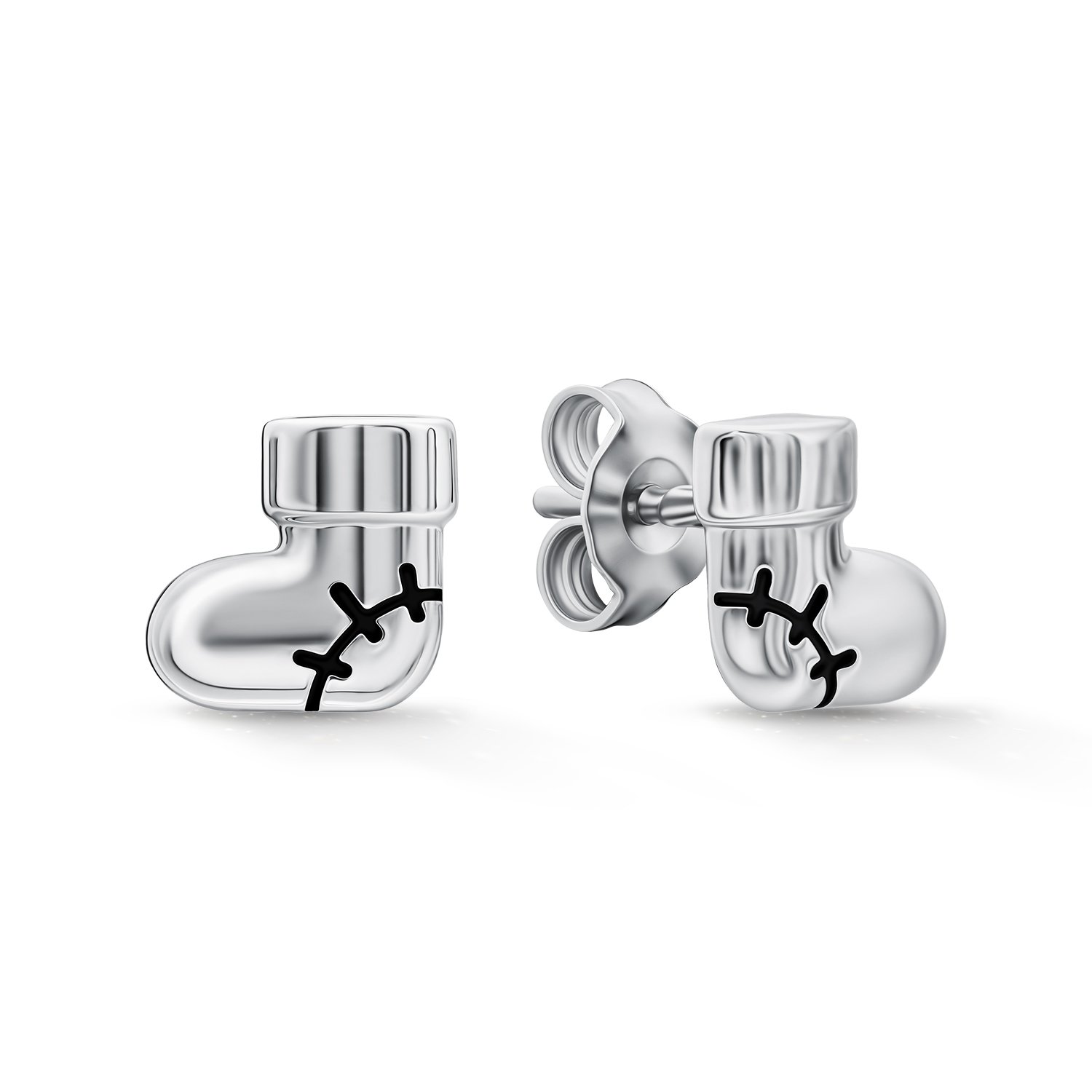 Фото «Серебряные серьги с лаком»