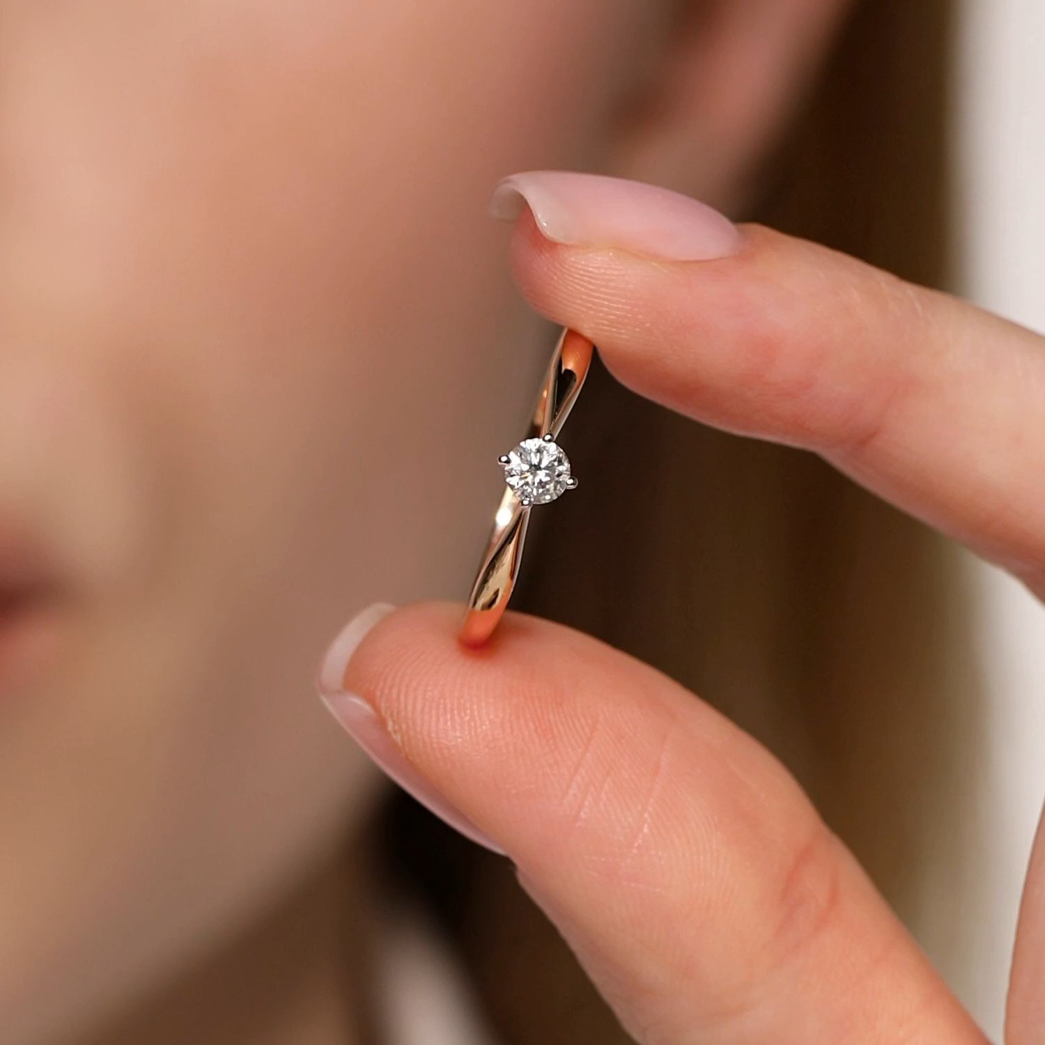 Фото «Золотое кольцо SMART DIAMONDS 0,2 карата»