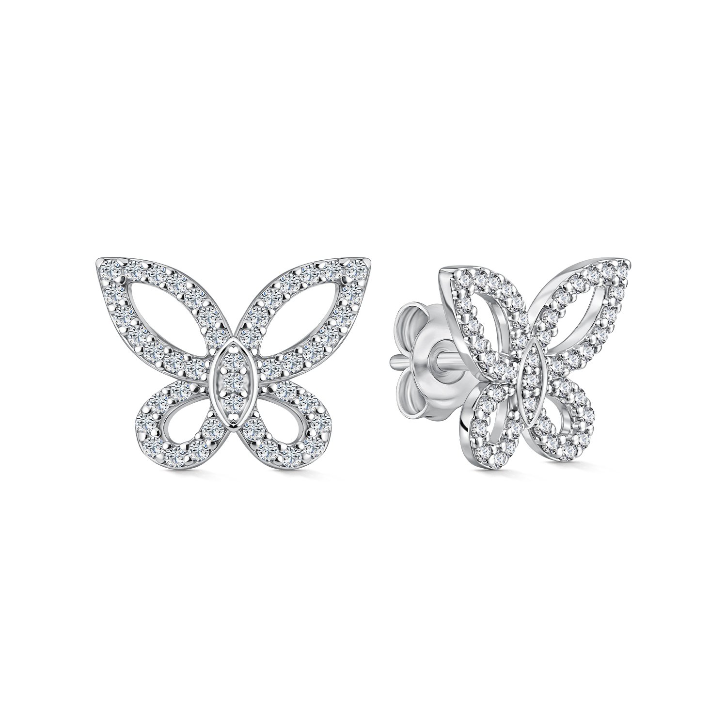 Фото «Серебряные серьги с фианитами»