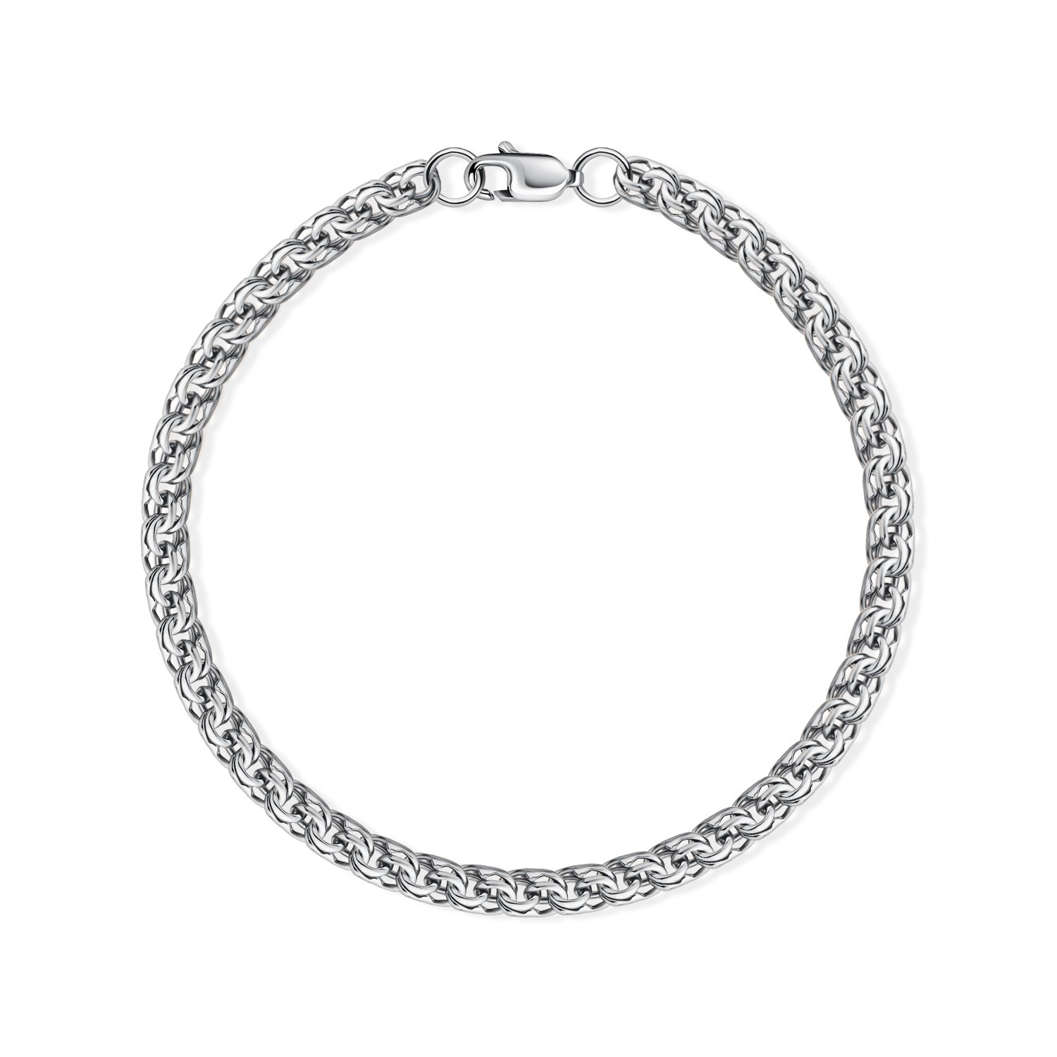 Фото «Серебряный браслет ручной работы полновесный»