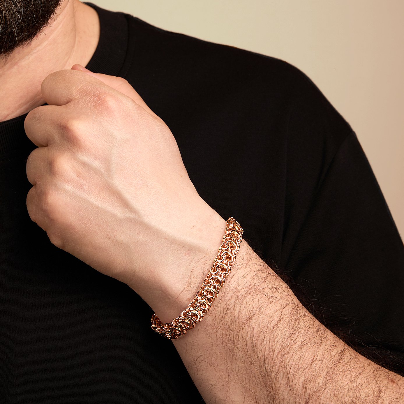 Золотой браслет полновесный