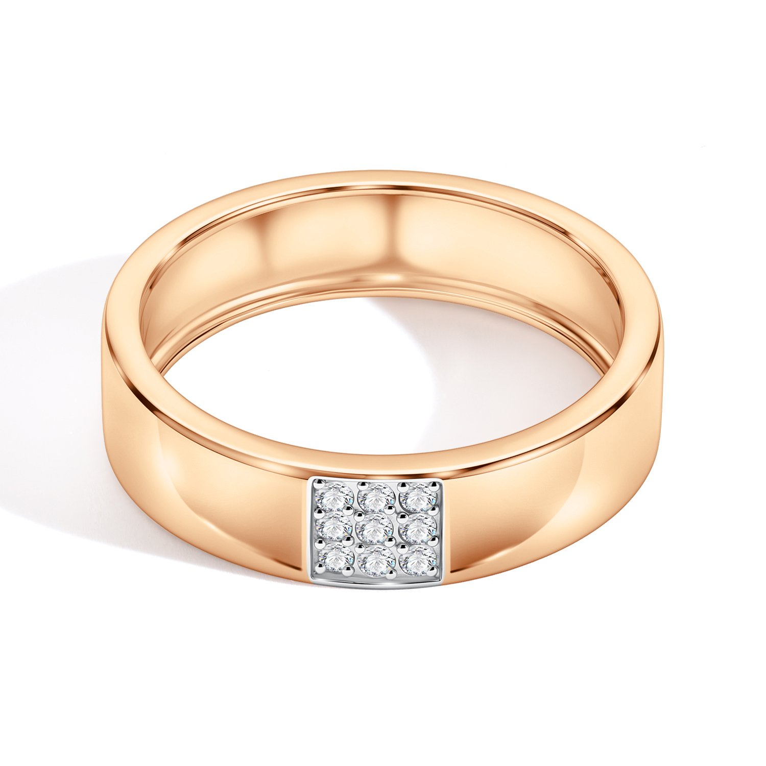 Золотое кольцо с бриллиантами