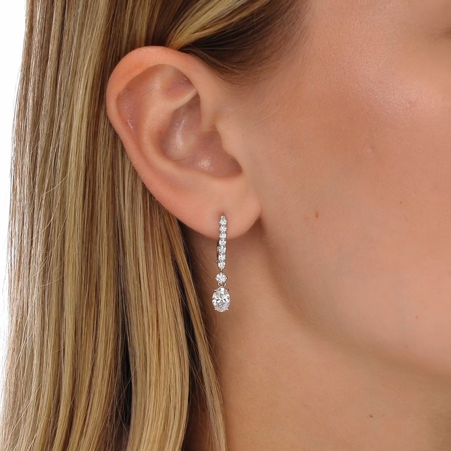 Золотые серьги SMART DIAMONDS 1,93 карата