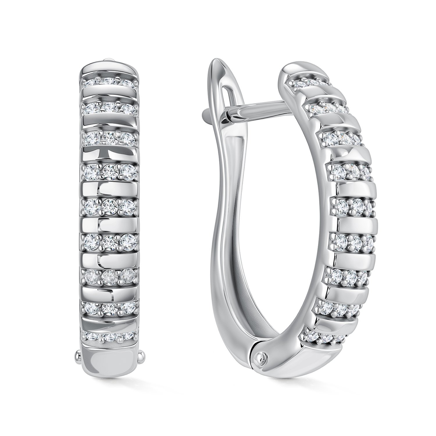 Фото «Золотые серьги с бриллиантами»