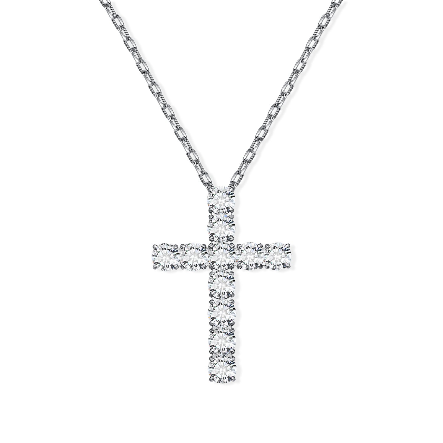 Фото «Серебряная подвеска с кристаллами Swarovski»