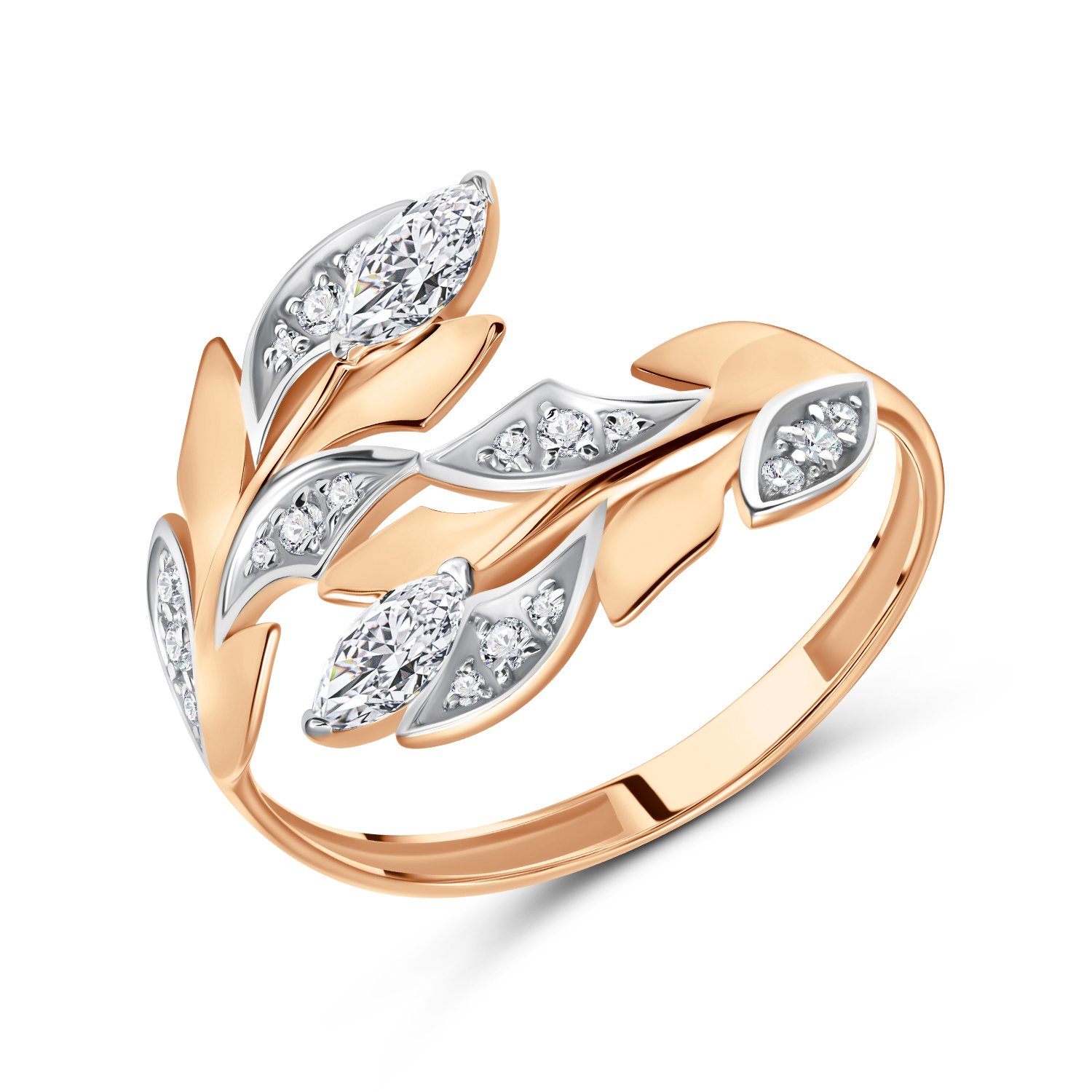 Фото «Золотое кольцо с фианитами»