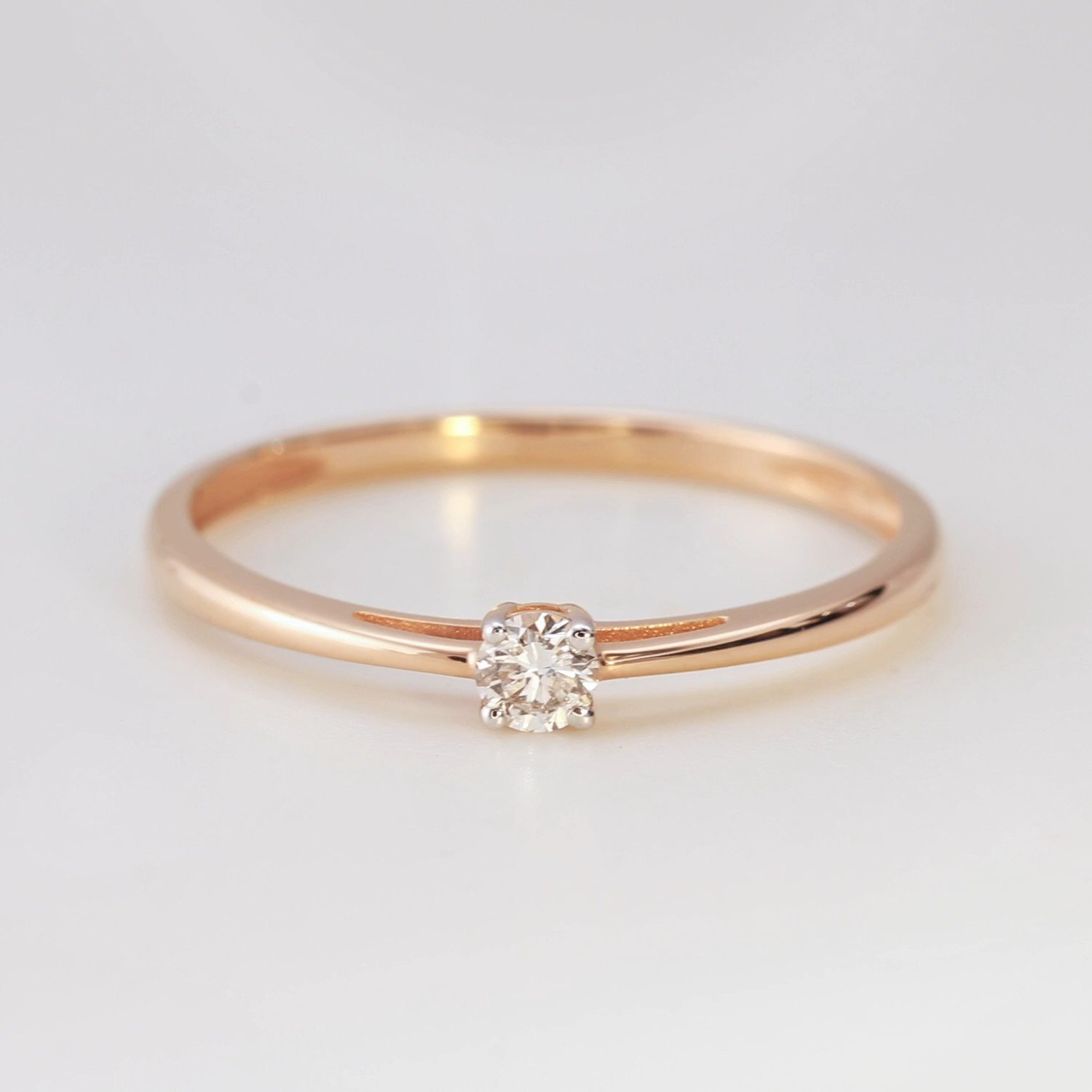 Золотое кольцо SMART DIAMONDS 0,09 карата
