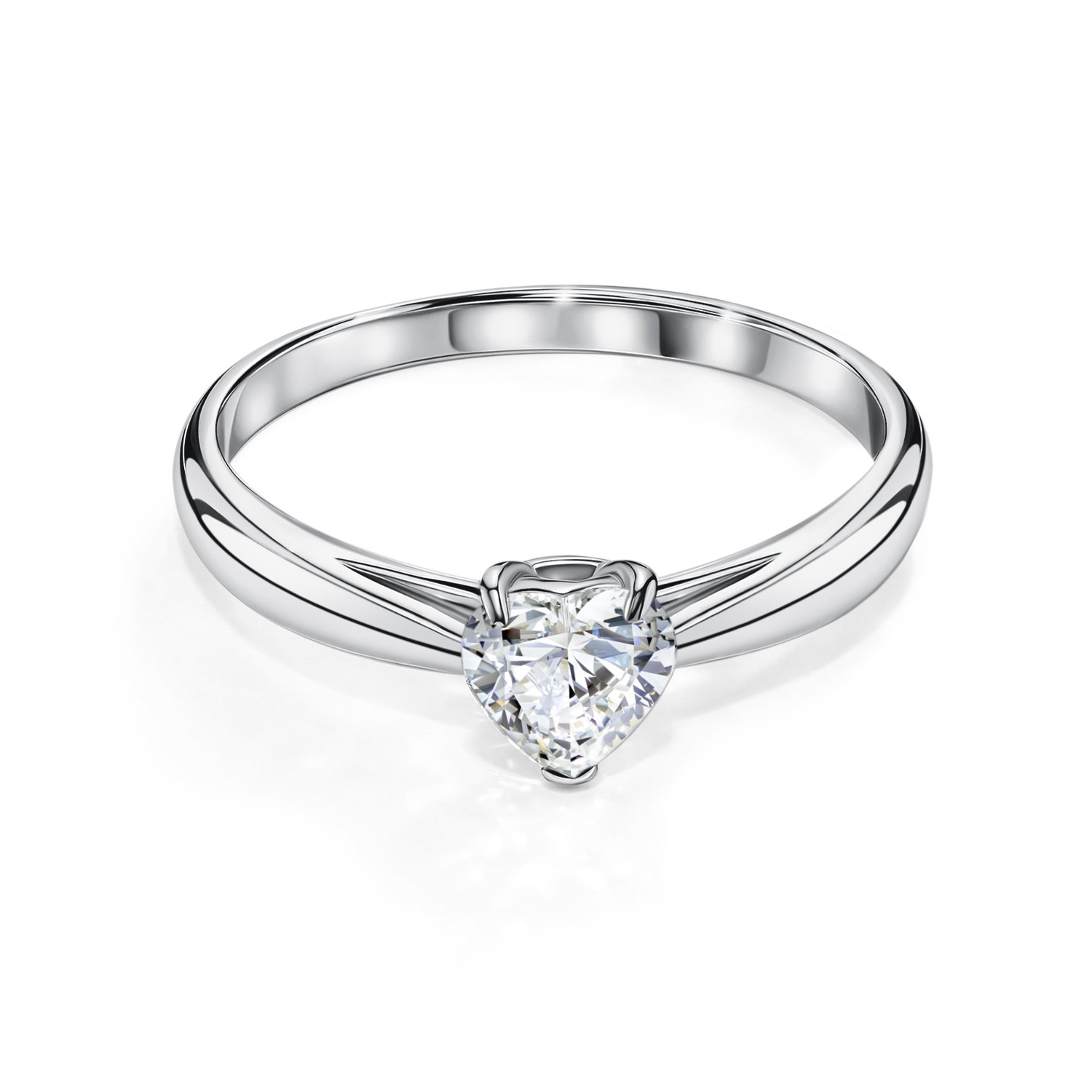 Золотое кольцо с бриллиантом