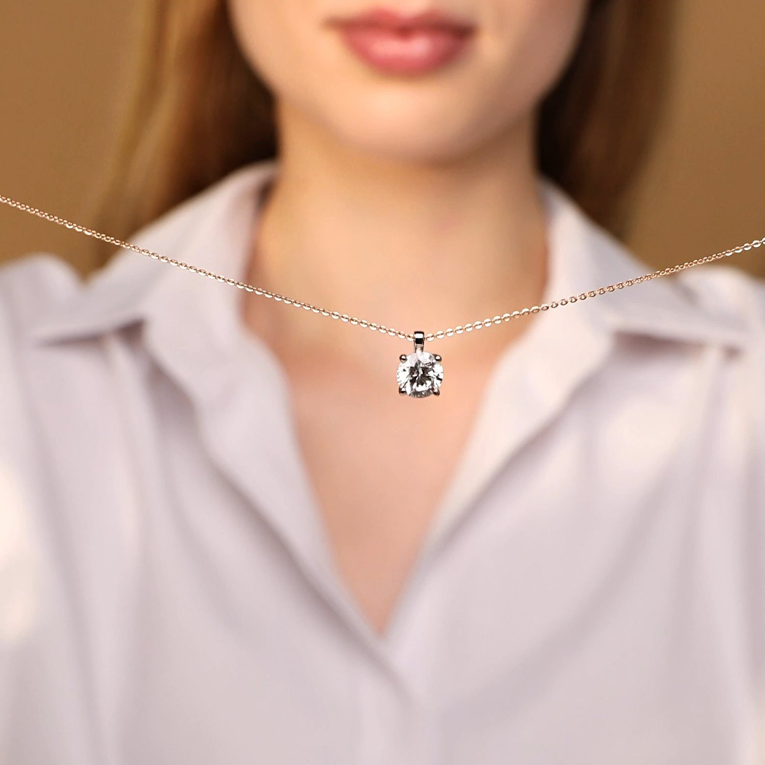 Фото «Золотое колье SMART DIAMONDS 1,02 карата»