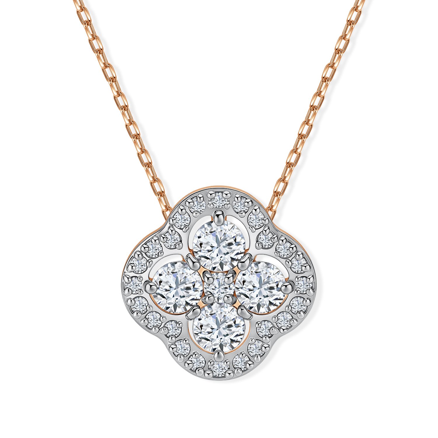 Фото «Золотая подвеска с бриллиантами выращенными»