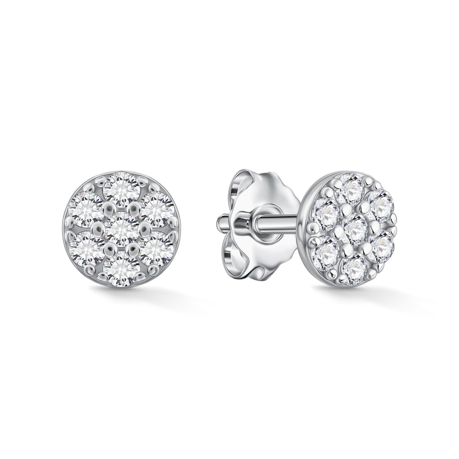 Фото «Серебряные серьги с фианитами»