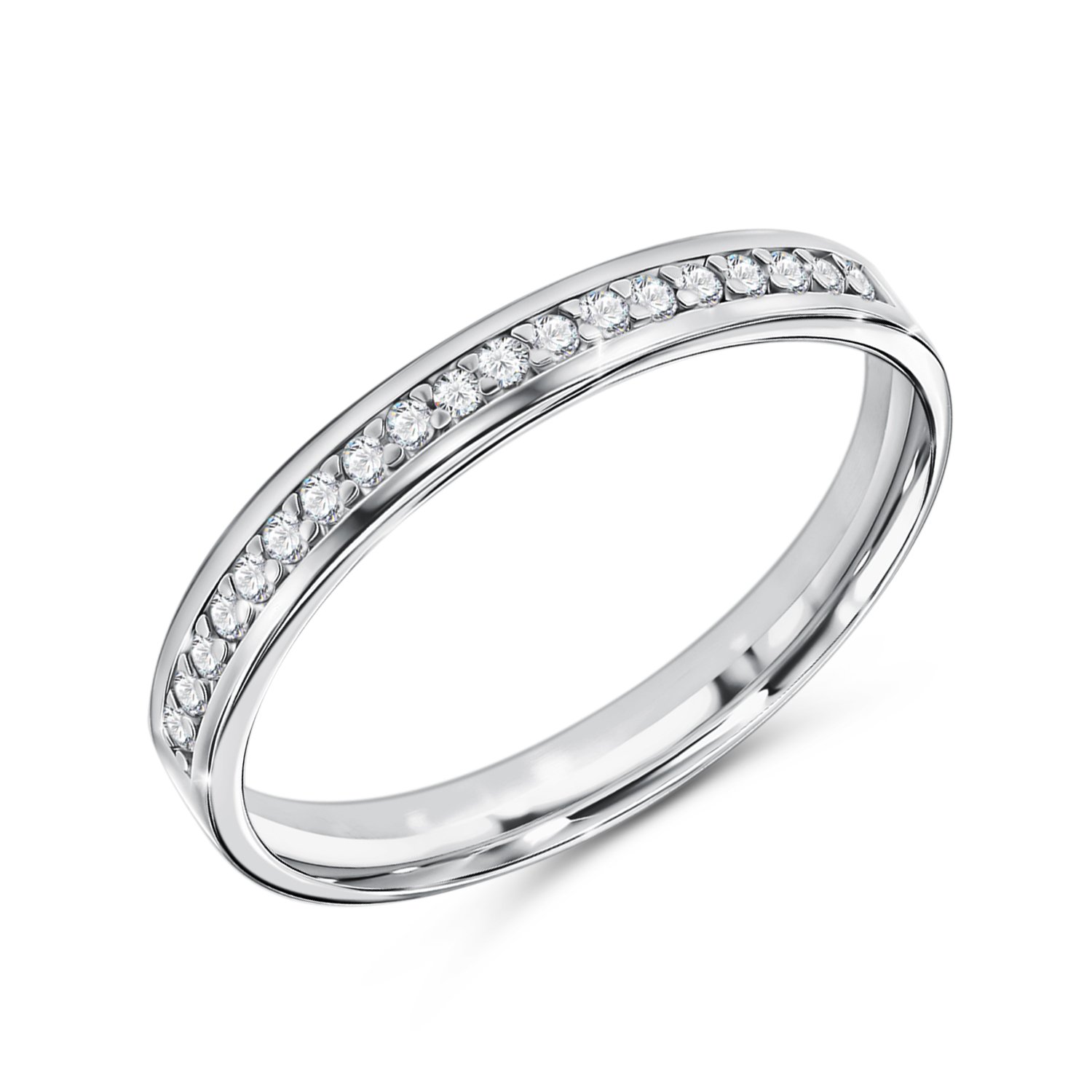 Фото «Золотое  обручальное кольцо с бриллиантами»