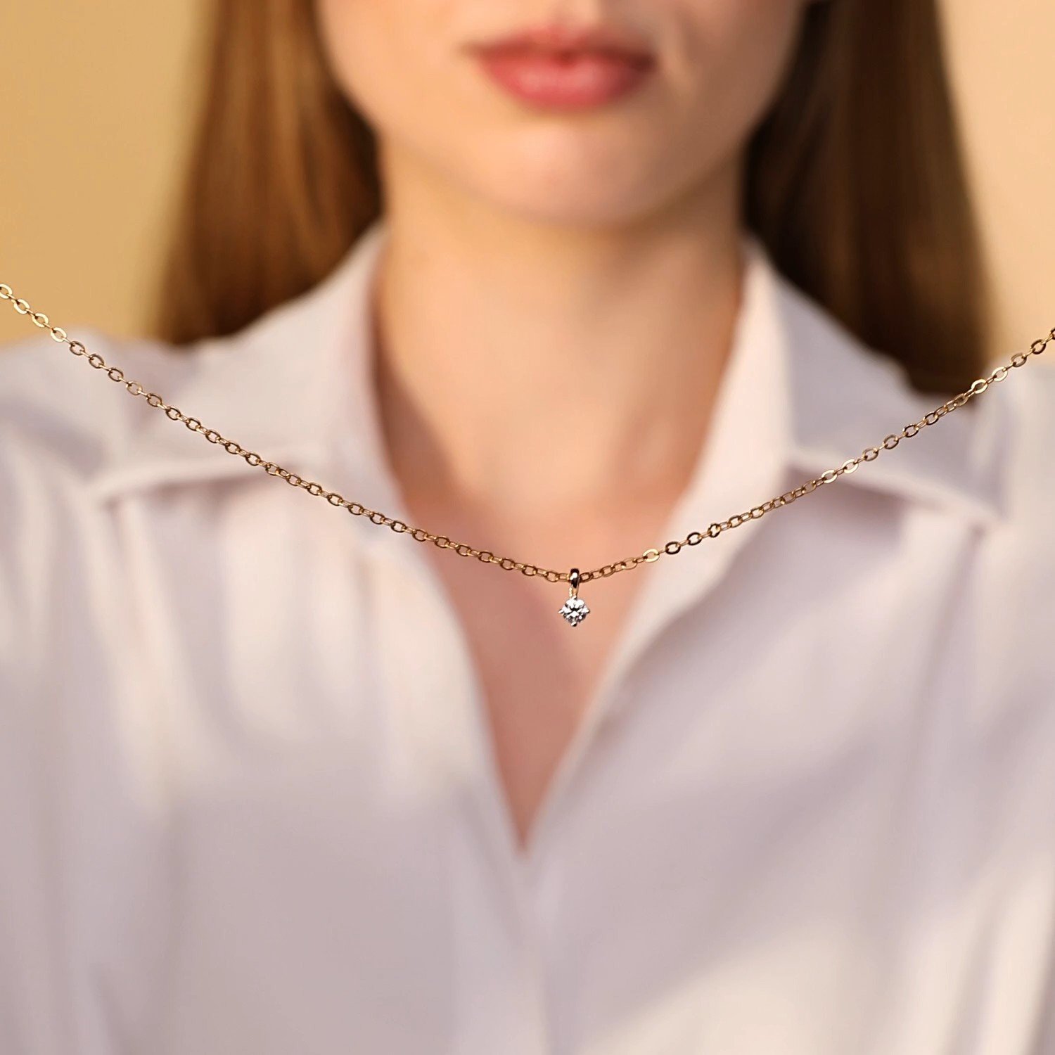 Фото «Золотая подвеска SMART DIAMONDS 0,2 карата»