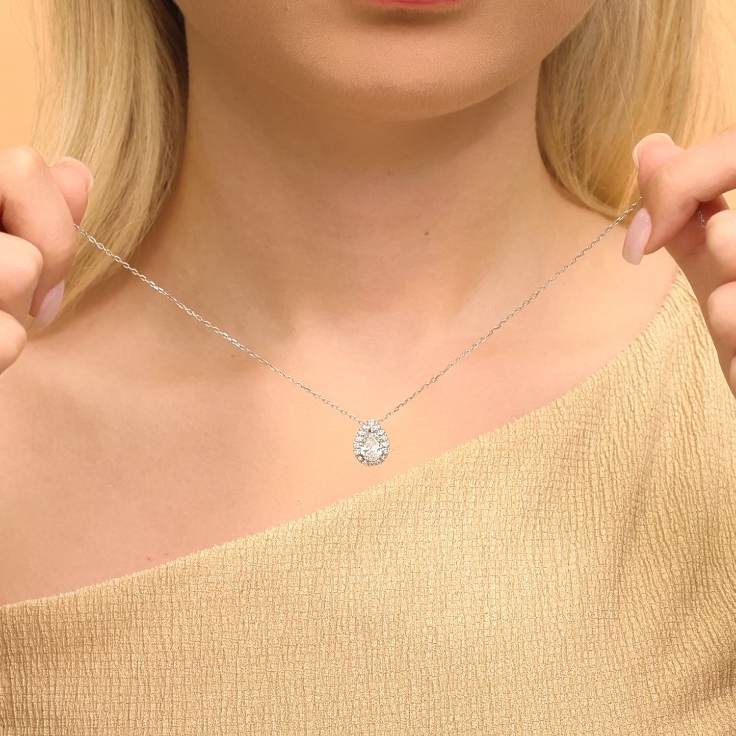 Фото «Золотая подвеска SMART DIAMONDS 1,23 карата»